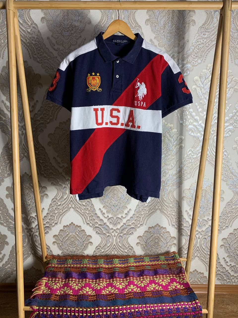 Polo Ralph Lauren Vintage U.S Polo ASSN USA Designer Casual Classic Y2K 90s Size US L / EU 52-54 / 3 - 1 Thumbnail