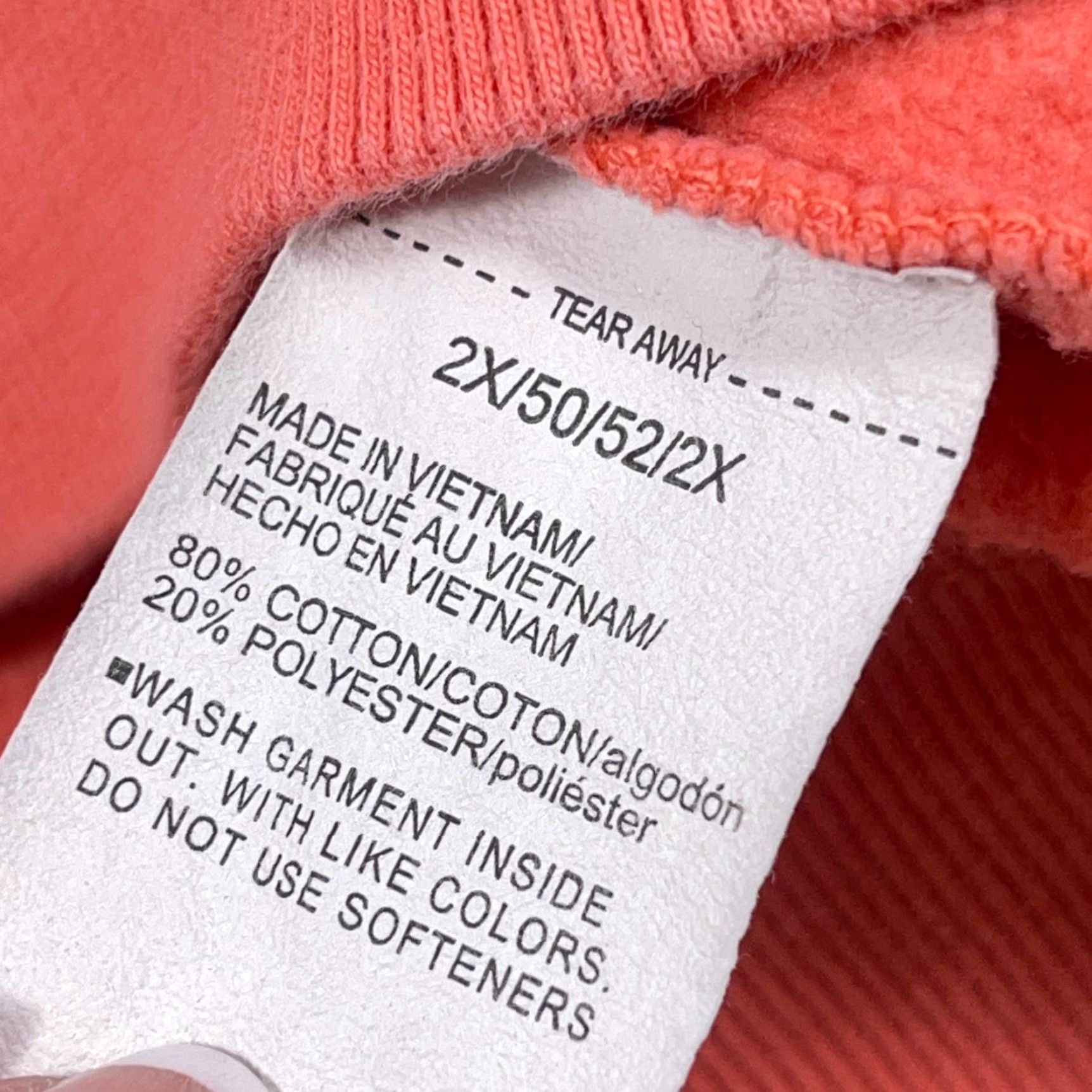 Under Armour Under Armour Hoodie Women 2X Orange White Sweatshirt Pullover Casual Activewear Loose Fit Warm Size XXL / US 16-18 / IT 52-54 - 5 Thumbnail