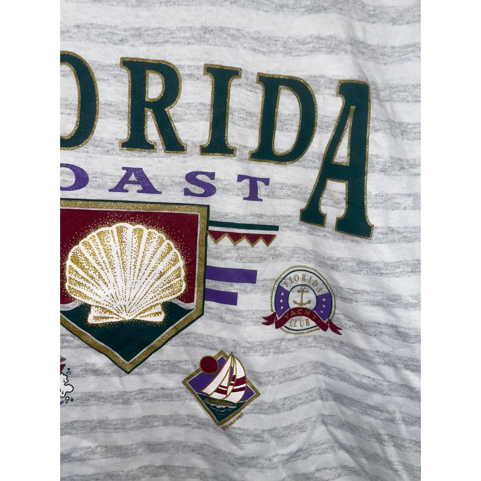 Vintage Vintage Florida Coast Shirt Beach Yacht Club Tee VTG 90s L Size US L / EU 52-54 / 3 - 4 Thumbnail