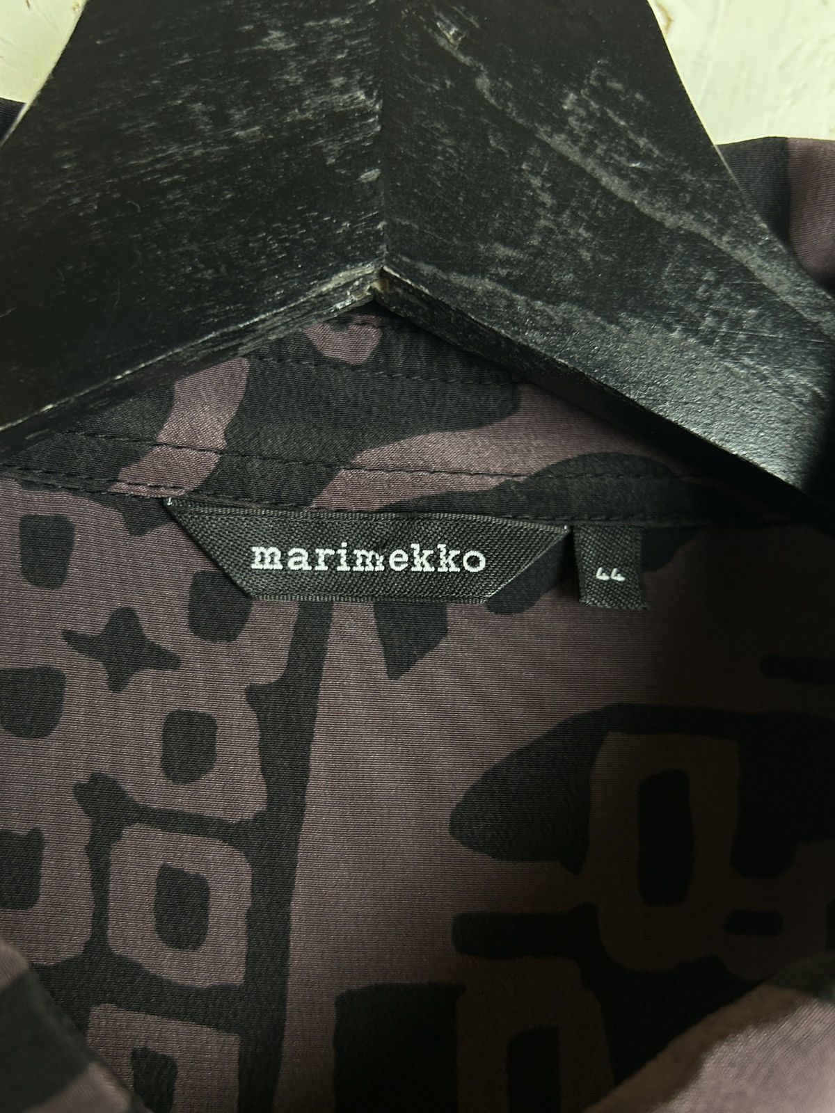 Marimekko Marimekko Dima Metal Button Silk Beautiful Ornament Shirt 44 Size M / US 6-8 / IT 42-44 - 8 Thumbnail