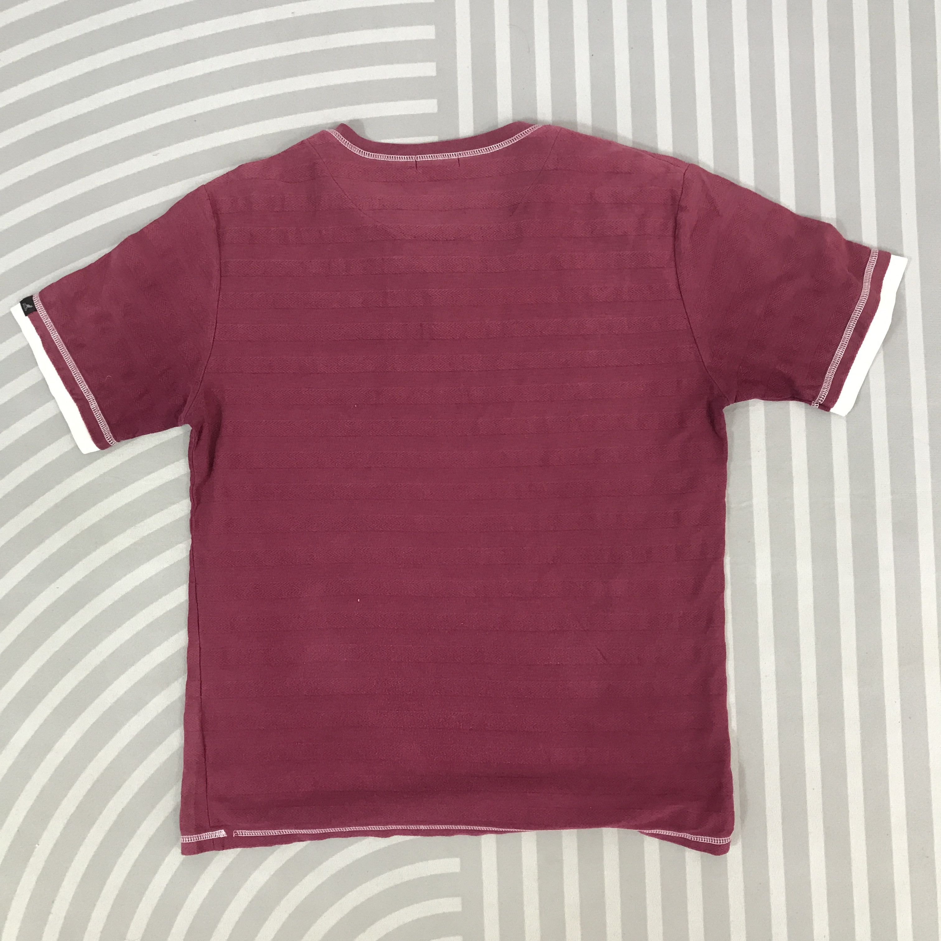 Kangol × Vintage Vintage Kangol Jeans Striped design Double layer T-Shirt Size US XL / EU 56 / 4 - 3 Thumbnail