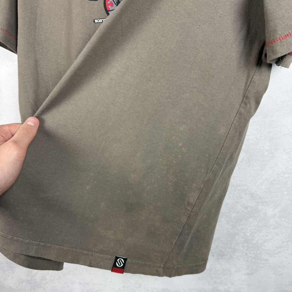 Vintage Vintage Pulp Fiction Brown T-Shirt Scam Size US M / EU 48-50 / 2 - 16 Thumbnail