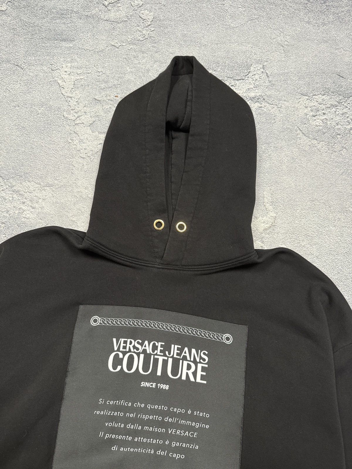 Versace Versace Jeans Couture hoodie black luxury Size US S / EU 44-46 / 1 - 2 Thumbnail