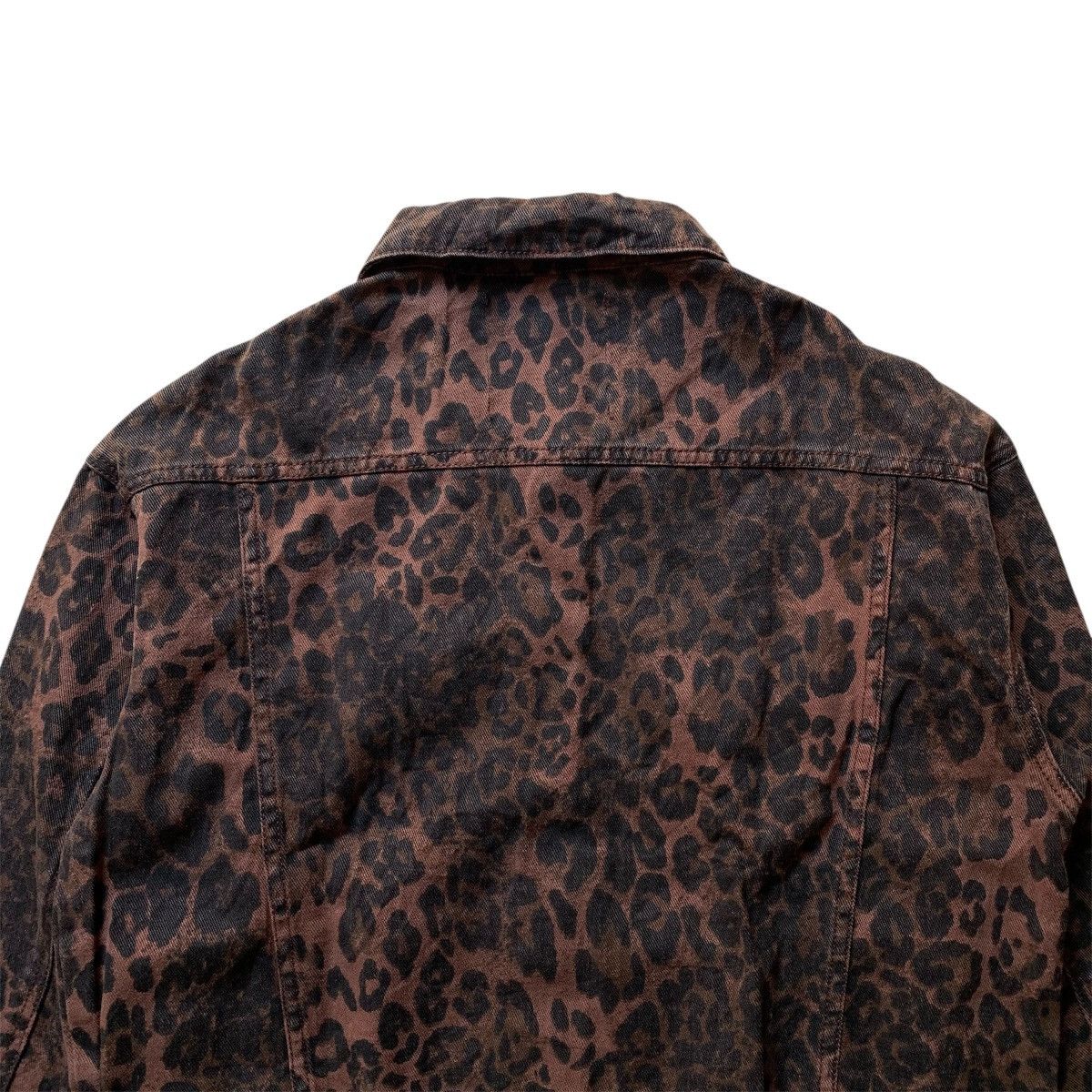 Japanese Brand Im Velly Leopard Denim Jacket Trucker Jeans Size US L / EU 52-54 / 3 - 6 Thumbnail
