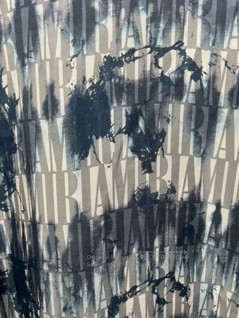 Amiri Amiri Logo silk shirt Size US S / EU 44-46 / 1 - 5 Thumbnail