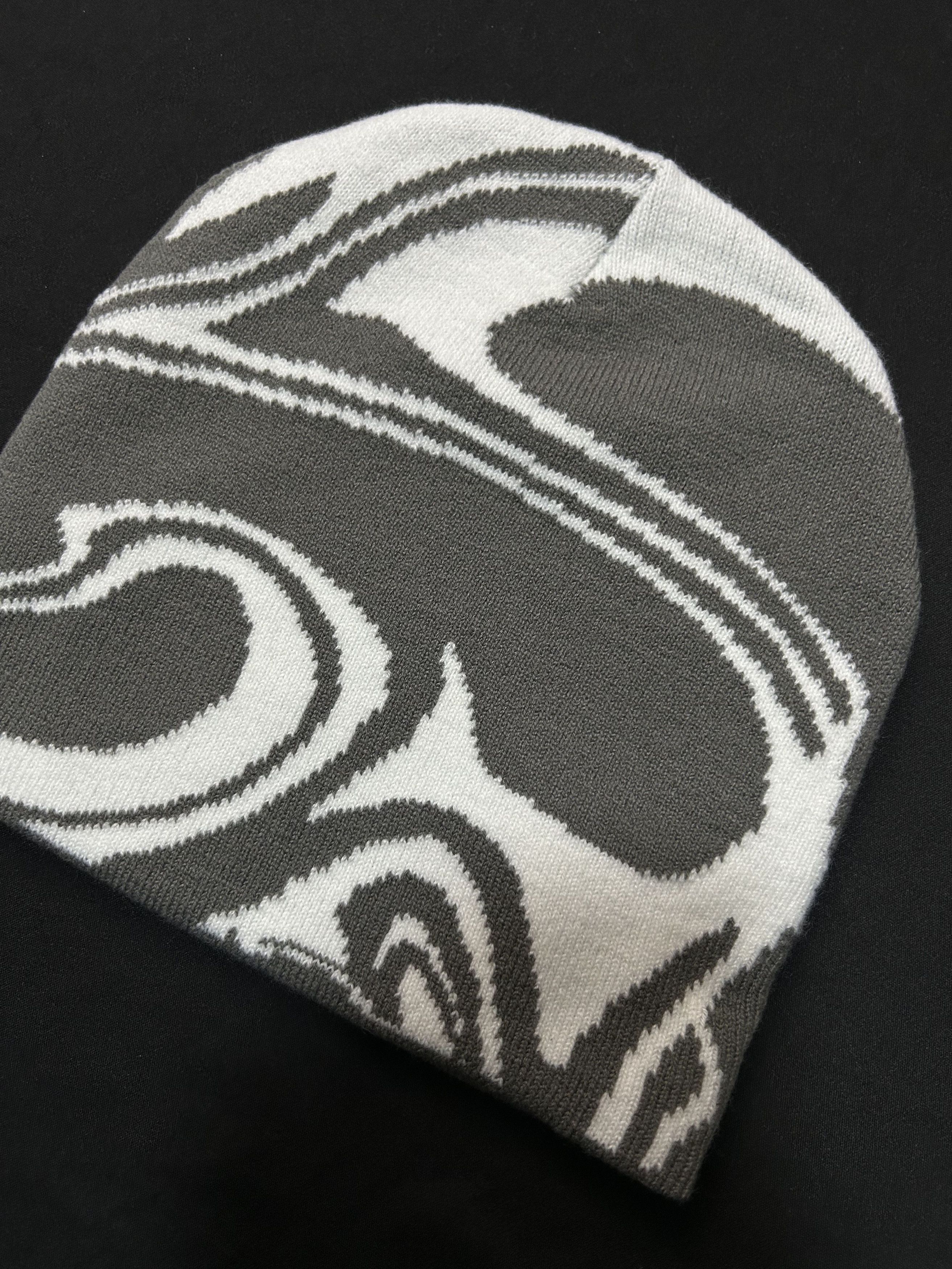Japanese Brand Rare Planet Heaven Graphic No Cuff Knit Gray Beanie OS Size ONE SIZE - 3 Thumbnail