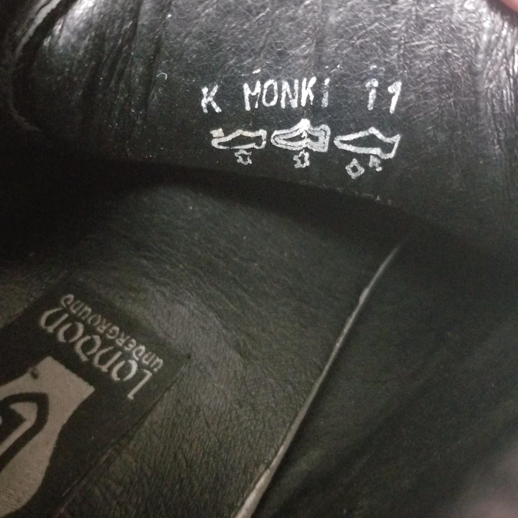Vintage VINTAGE London Underground Boots Woman 11 Black K Monki Platform Goth 90s Mens Size US 11 / IT 41 - 6 Thumbnail