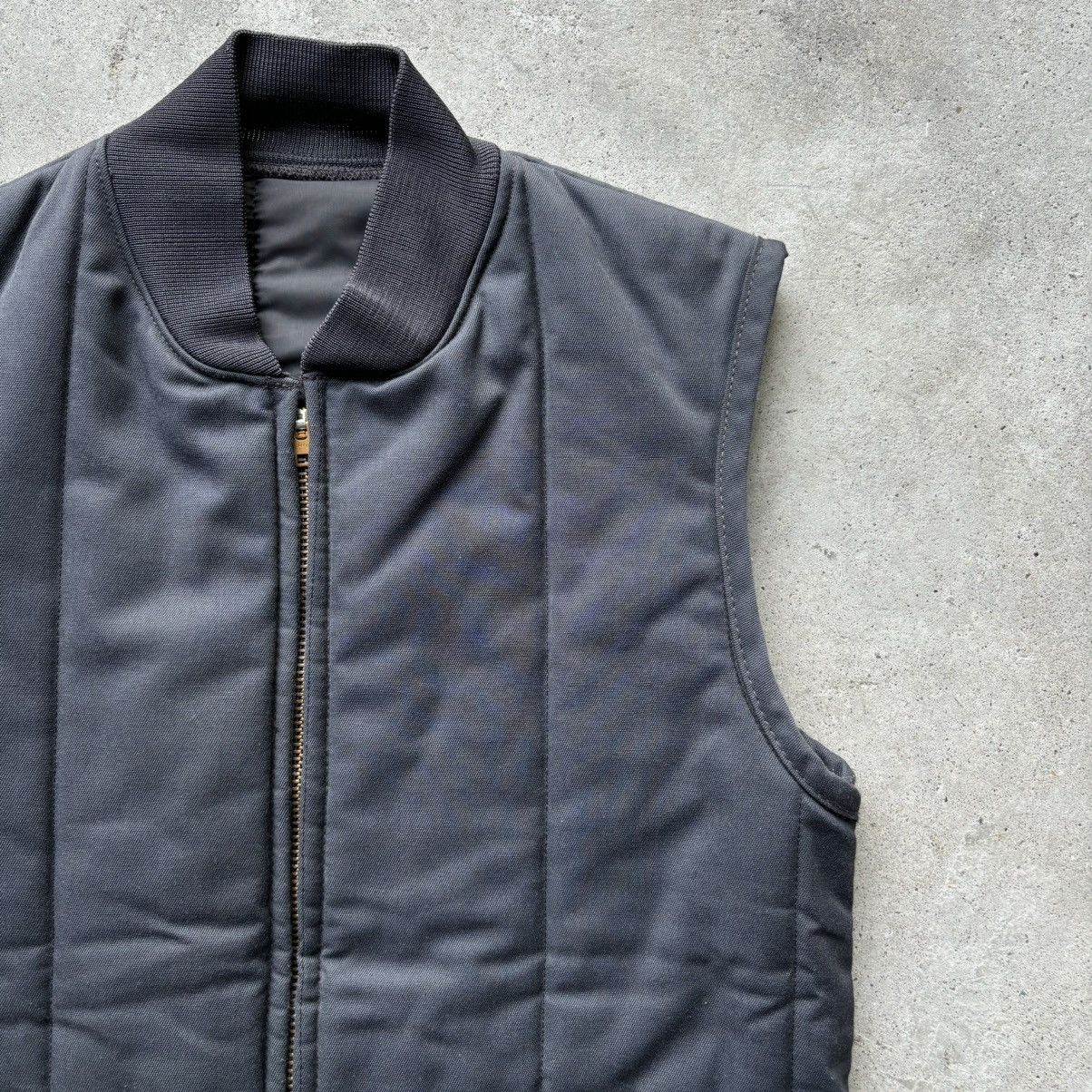 Japanese Brand × Vintage vintage 90s Utility Workwear zip-up vest Size US S / EU 44-46 / 1 - 8 Thumbnail