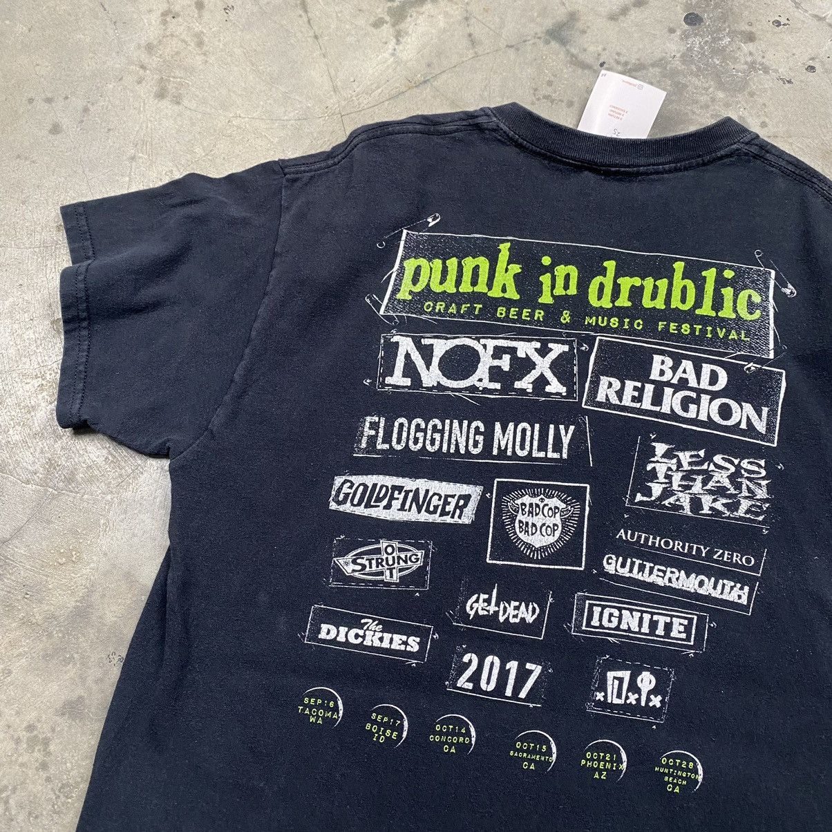 Band Tees × Vintage y2k Punk In Drublic Nofx Bad Religion Tour Tee Size US S / EU 44-46 / 1 - 4 Thumbnail