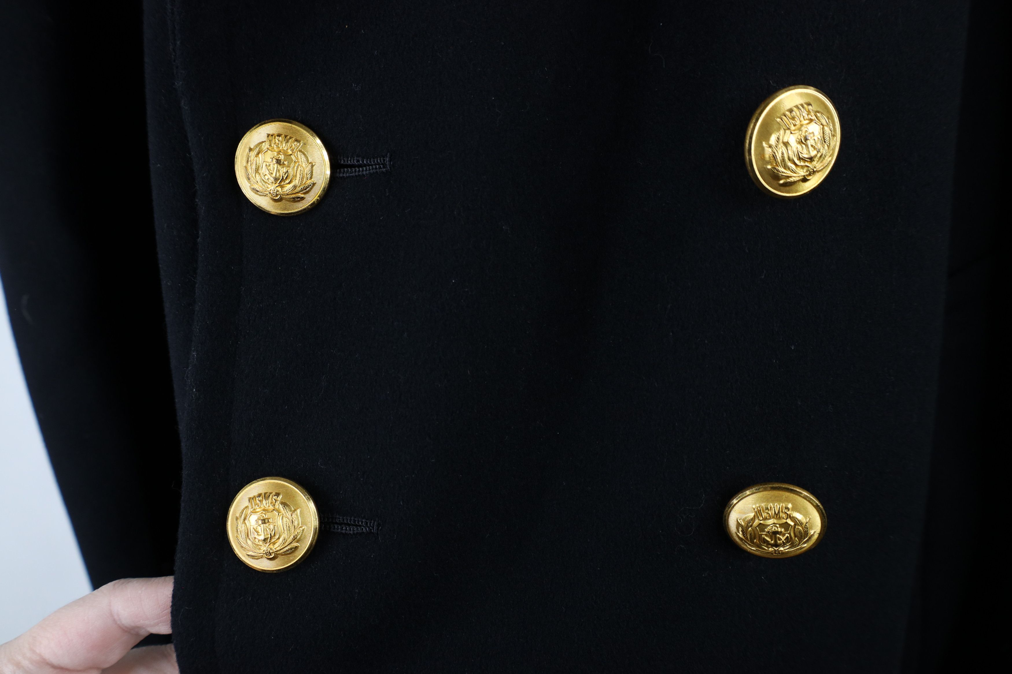 Vintage Vintage 50s 60s United States Navy Breasted Trench Coat Size US XL / EU 56 / 4 - 5 Thumbnail