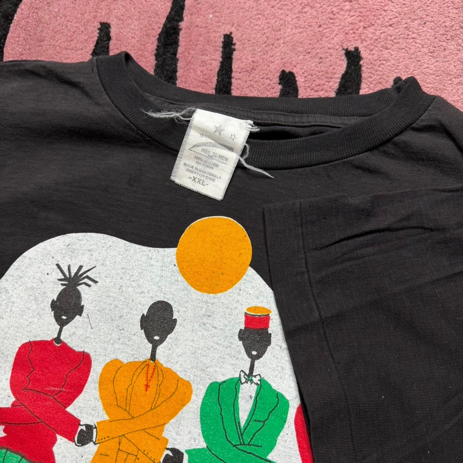 Rap Tees × Vintage Vintage 90s Million Man March Leroy Campbell Graphic T-shirt Size US XXL / EU 58 / 5 - 4 Thumbnail