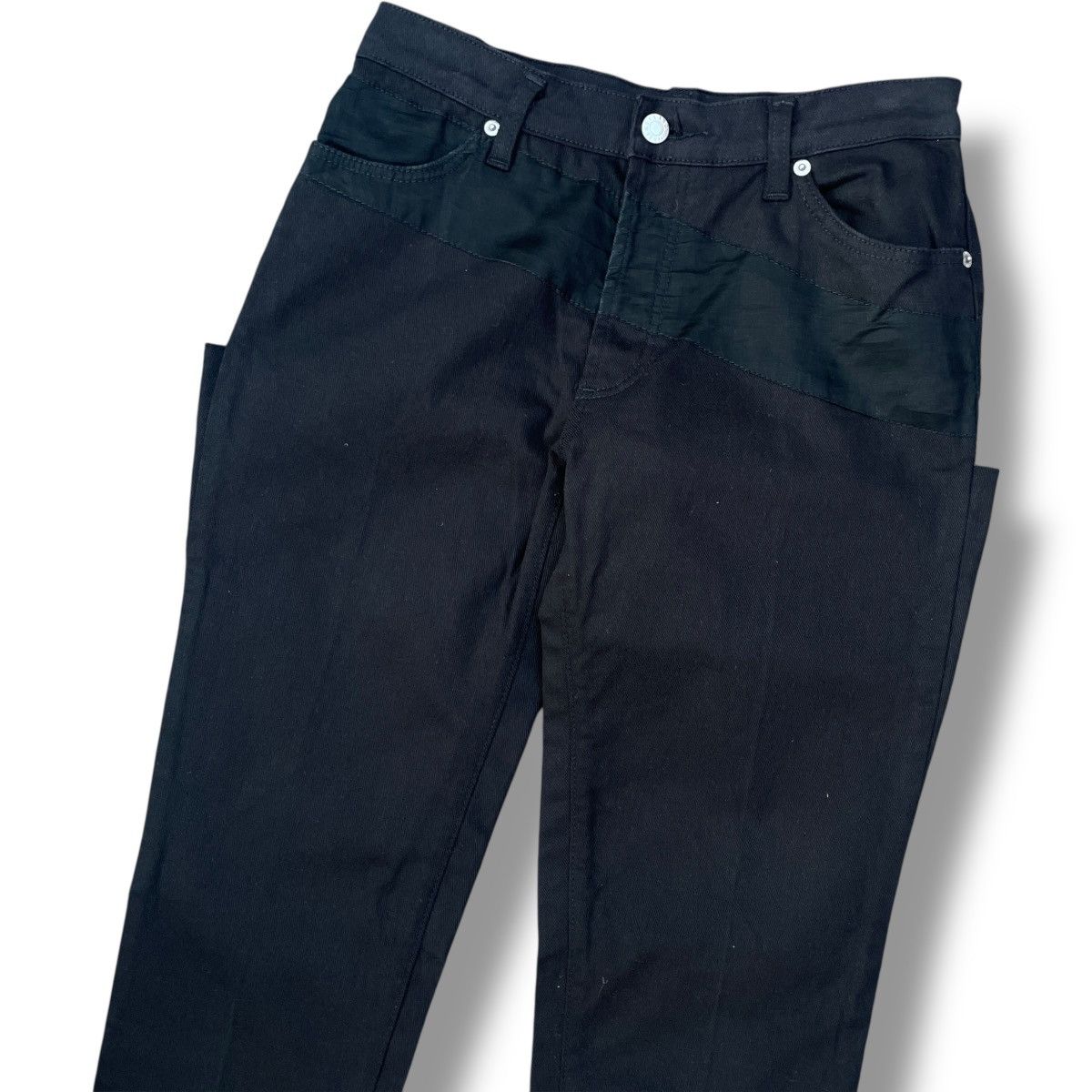 Helmut Lang ARCHIVE Helmut Lang A/W97 Mesh Striped Holster Denim Jeans Size US 28 / EU 44 - 3 Thumbnail