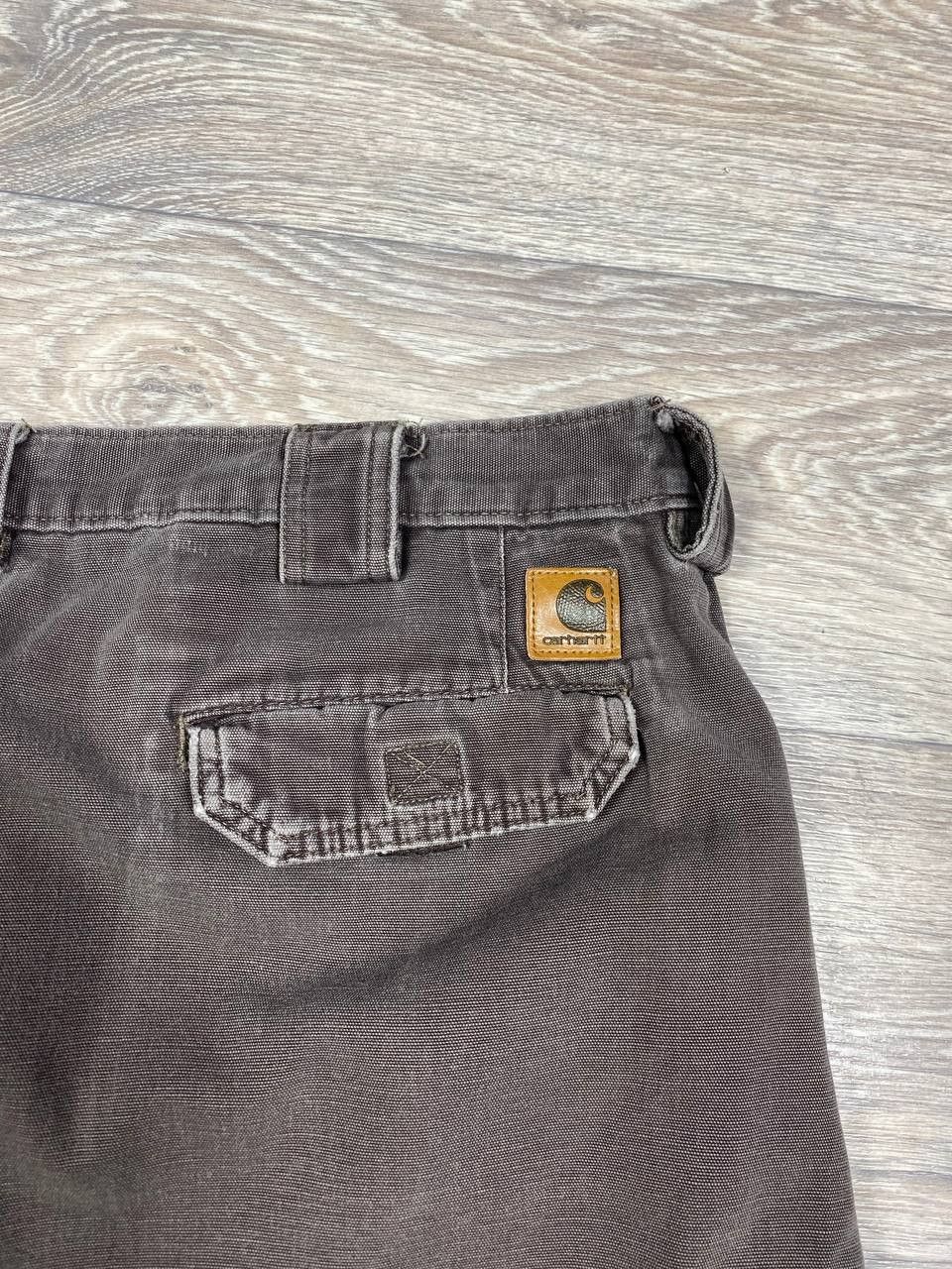 Carhartt Vintage 90s Carhartt Shorts Men 38 Canvas Work Brown USA Size US 38 / EU 54 - 13 Thumbnail