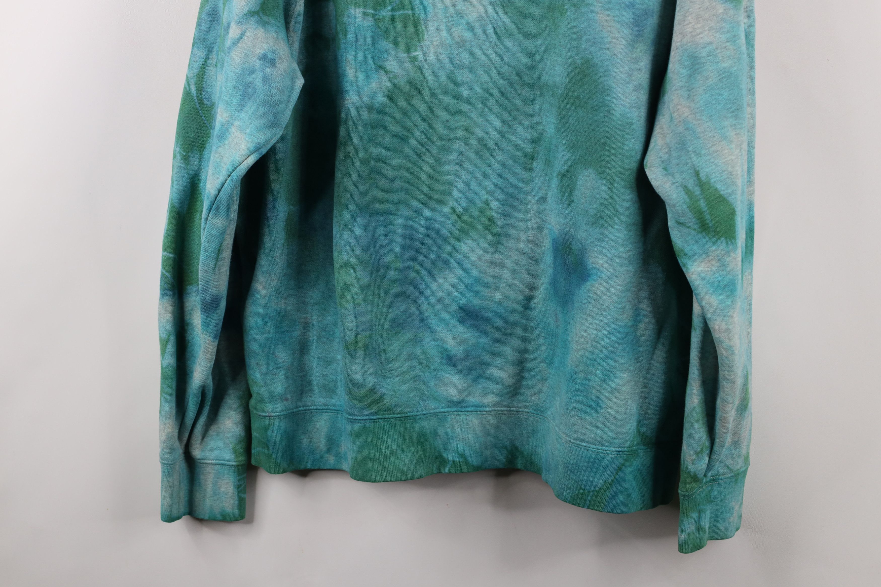 Nike × Vintage Vintage 90s Y2K Nike Swoosh Tie Dye Acid Wash Sweatshirt Size US XL / EU 56 / 4 - 13 Thumbnail