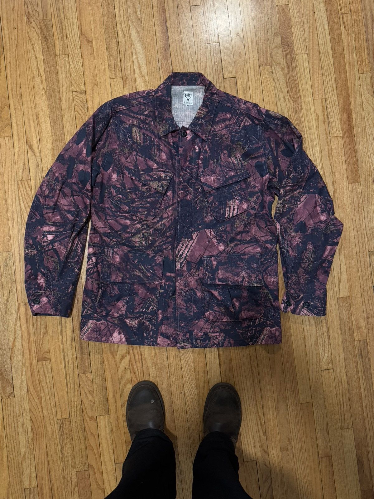 South2 West8 Camo Field Jacket Size US L / EU 52-54 / 3 - 1 Thumbnail