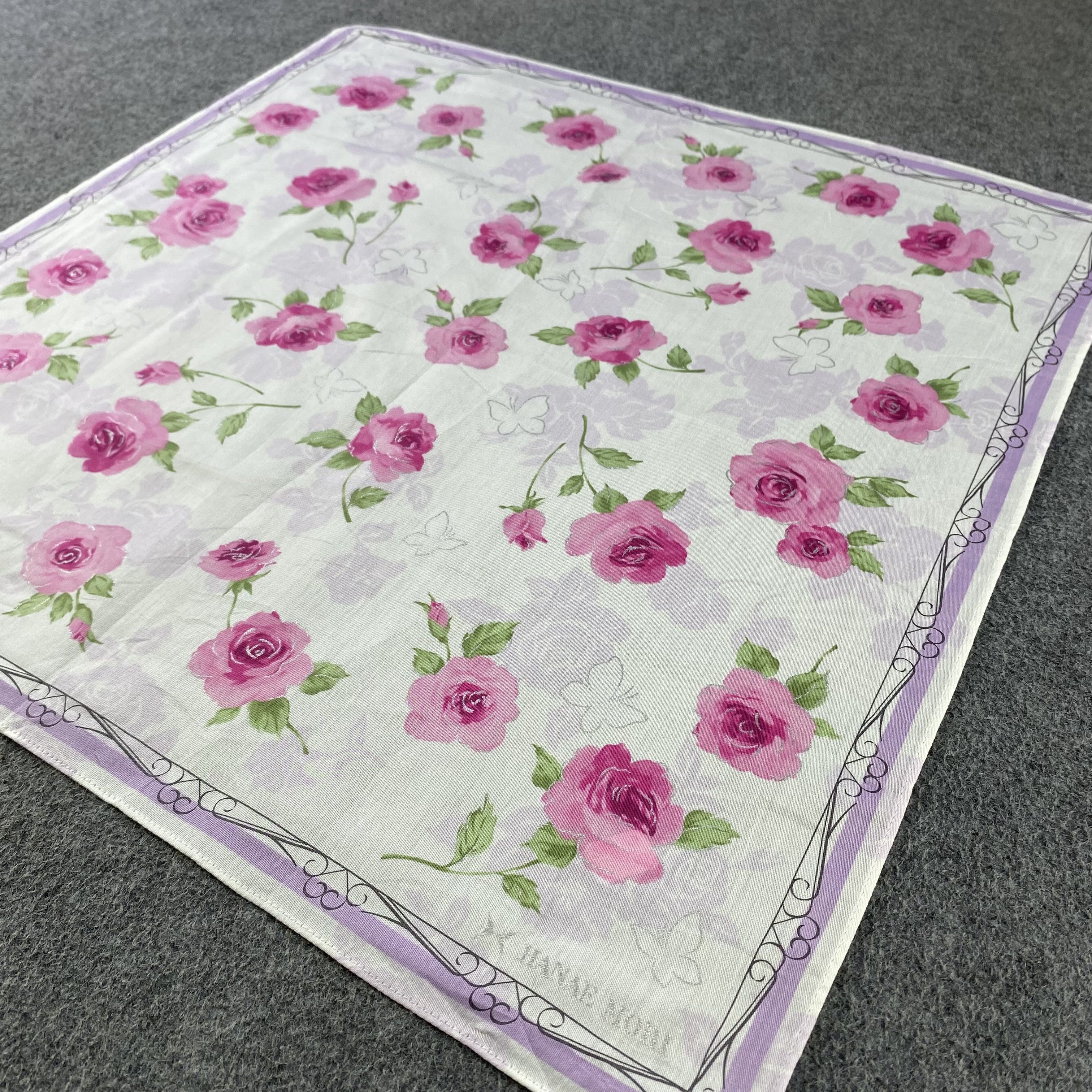 Hanae Mori Hanae Mori Handkerchief/Neckerchief/Bandana HC563 Size ONE SIZE - 2 Thumbnail