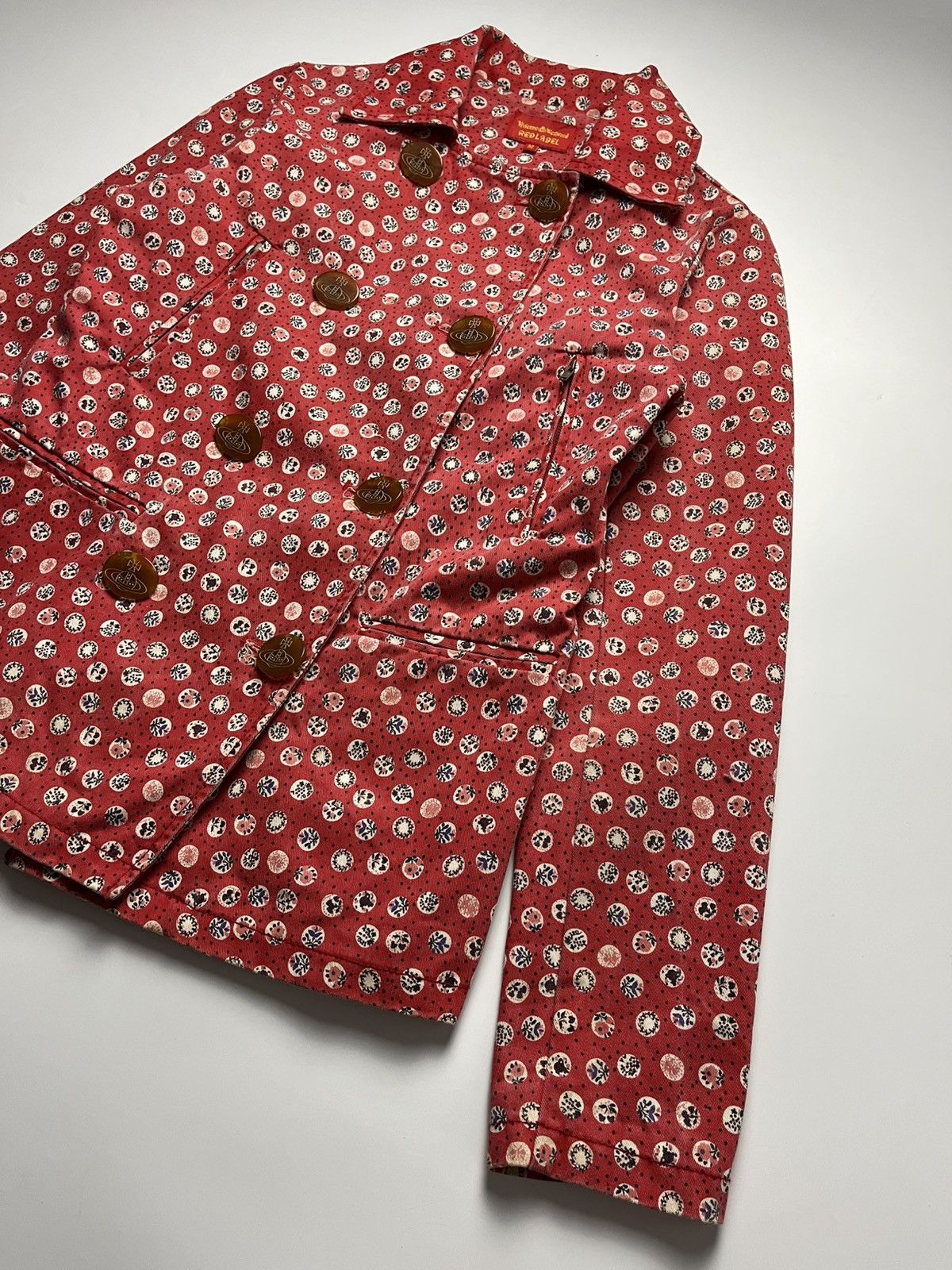 Vivienne Westwood Vivienne Westwood Double-Breasted Red Blazer Size M / US 6-8 / IT 42-44 - 7 Thumbnail