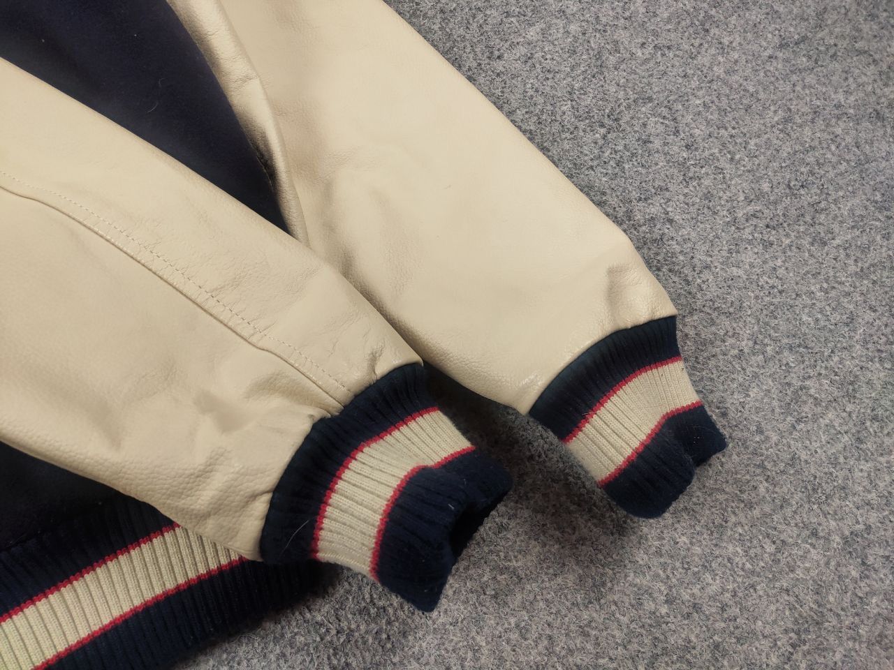 Franklin & Marshall Vintage Franklin & Marshall Varsity Wool Bomber Jacket Size US L / EU 52-54 / 3 - 7 Thumbnail