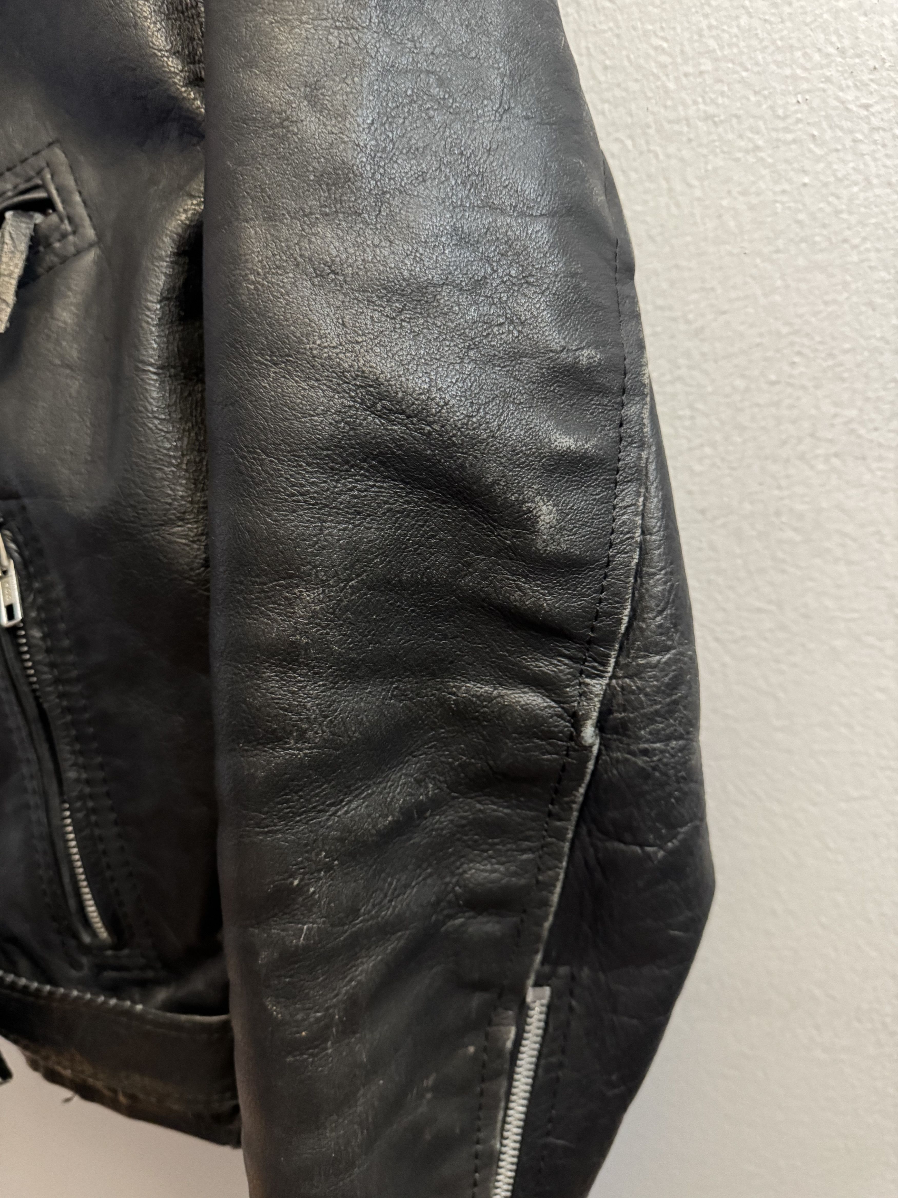 Vintage Vintage Leather Biker Motorcycle Moto Jacket Size US M / EU 48-50 / 2 - 3 Thumbnail