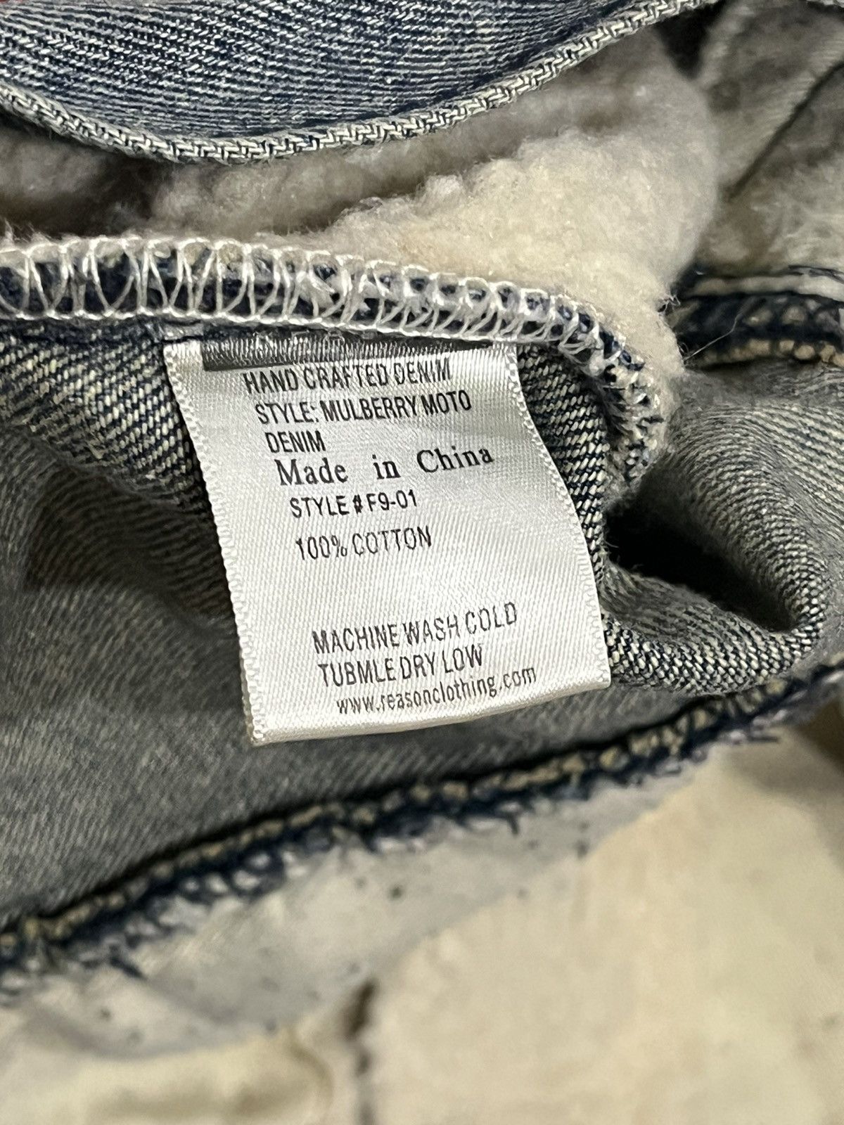 Reason CRAZY Y2K Reason Patched Distressed Denim Jacket Size US S / EU 44-46 / 1 - 19 Thumbnail