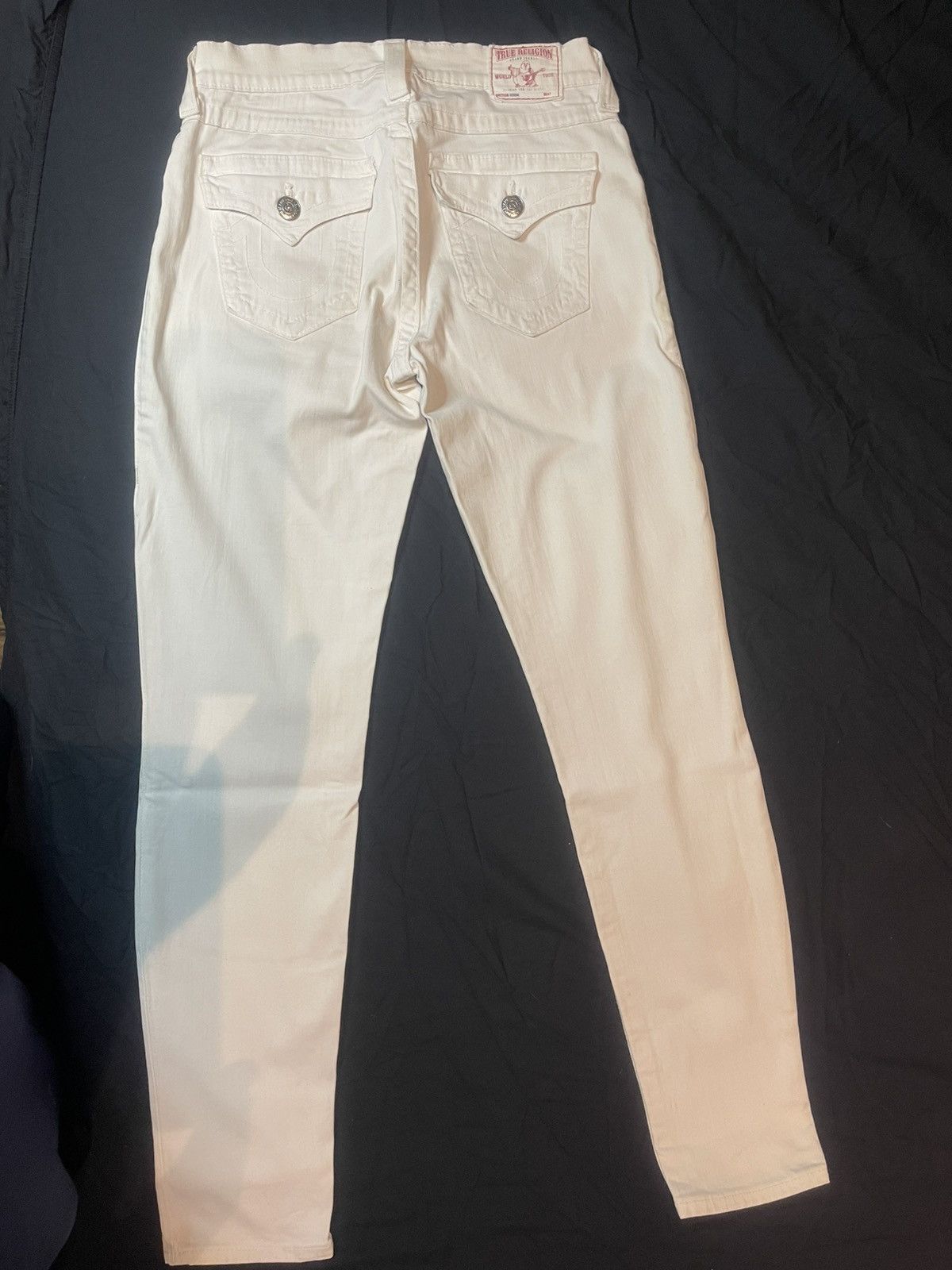True Religion TRUE RELIGION white jeans model SERENA Size 29" - 3 Thumbnail