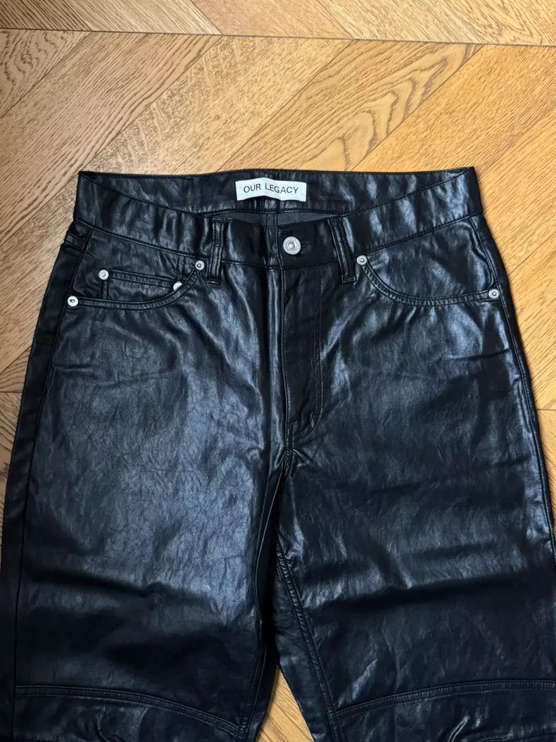 Our Legacy our legacy Imitation Leather Pants 2505-Nextarrow Size US 31 - 2 Thumbnail