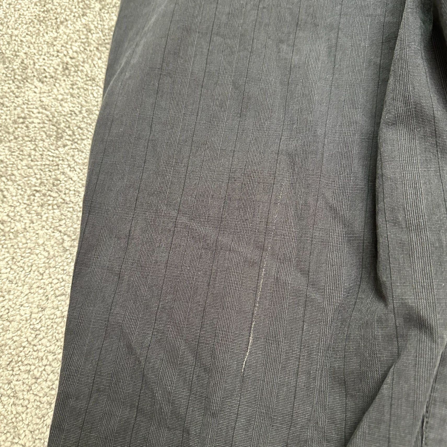 Banana Republic Banana Republic Pants Mens 35x32 Navy Plaid Straight Leg Work Kentfield Size US 35 - 7 Thumbnail