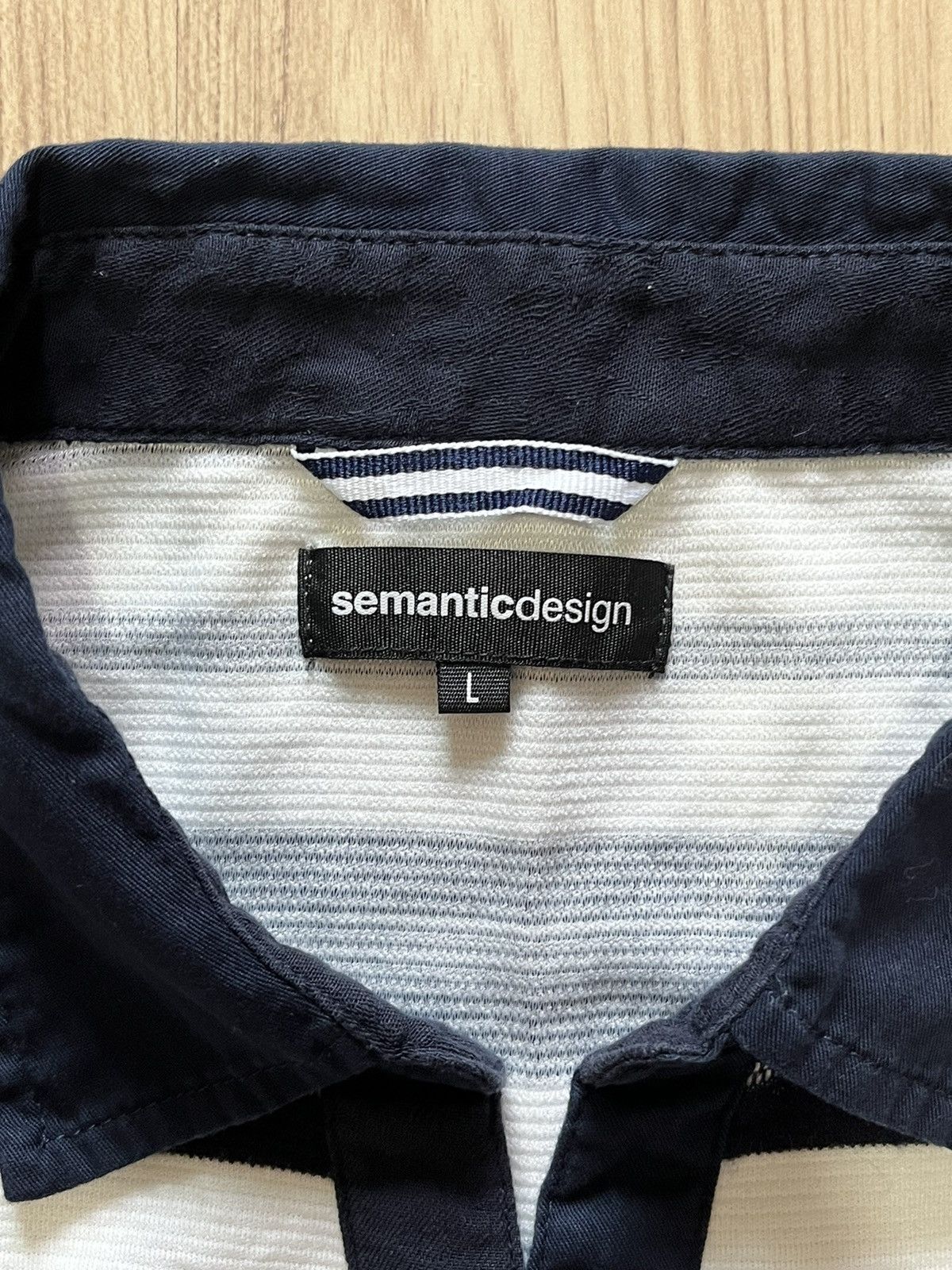 Designer × Japanese Brand × semanticdesign Semantic Design Polo Size US S / EU 44-46 / 1 - 3 Thumbnail