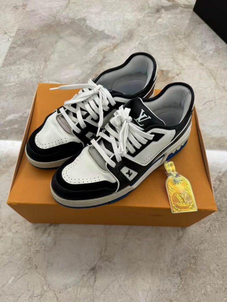 Louis Vuitton TRAINER Black and Blue Hiroshi Fujiwara Snea