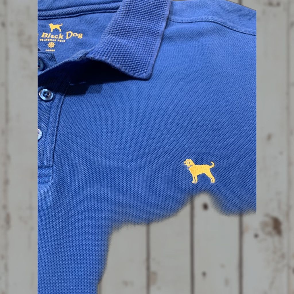Vintage VINTAGE The Black Dog Polo Shirt Golf Men’s Blue Cotton Polyester Short Sleeve Large L Size US L / EU 52-54 / 3 - 1 Thumbnail