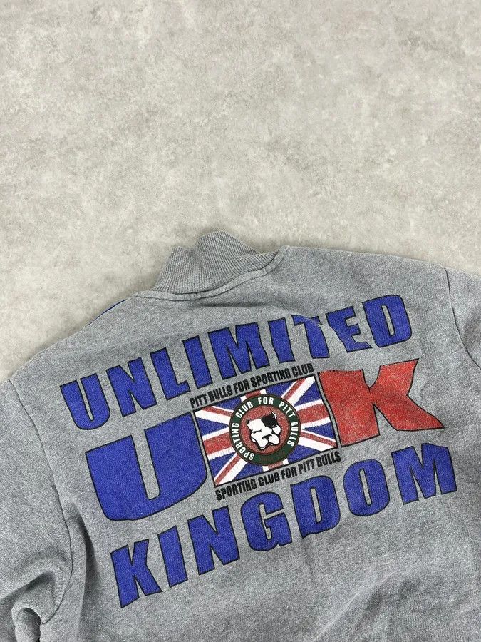 Dolce & Gabbana AW2004 Dolce & Gabbana UK Flag Team Grey Zip-up Sweater Size US S / EU 44-46 / 1 - 7 Thumbnail
