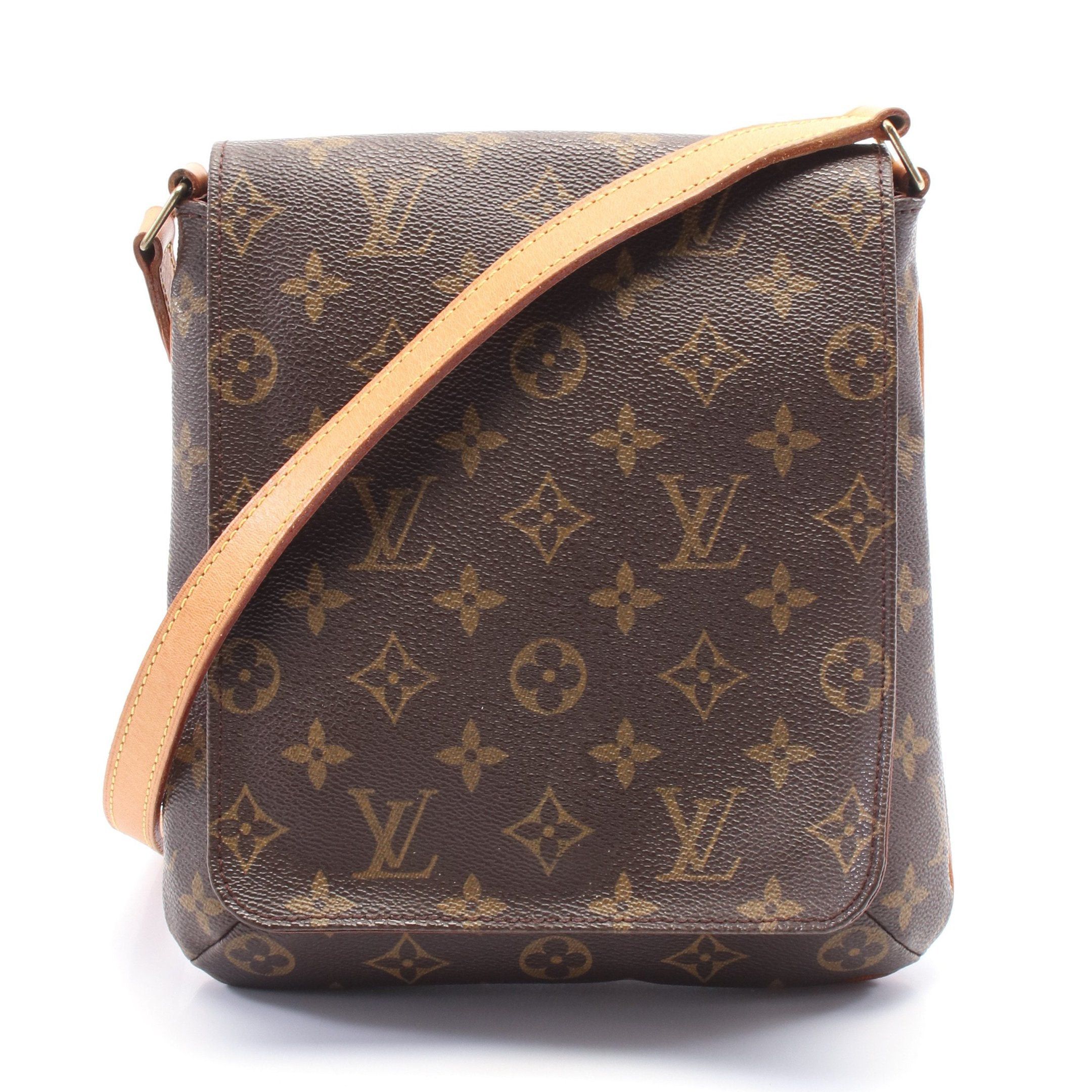 Louis Vuitton Louis Vuitton Musette Salsa Long Strap Monogram Shoulder Bag Leather Brown Size ONE SIZE - 1 Thumbnail