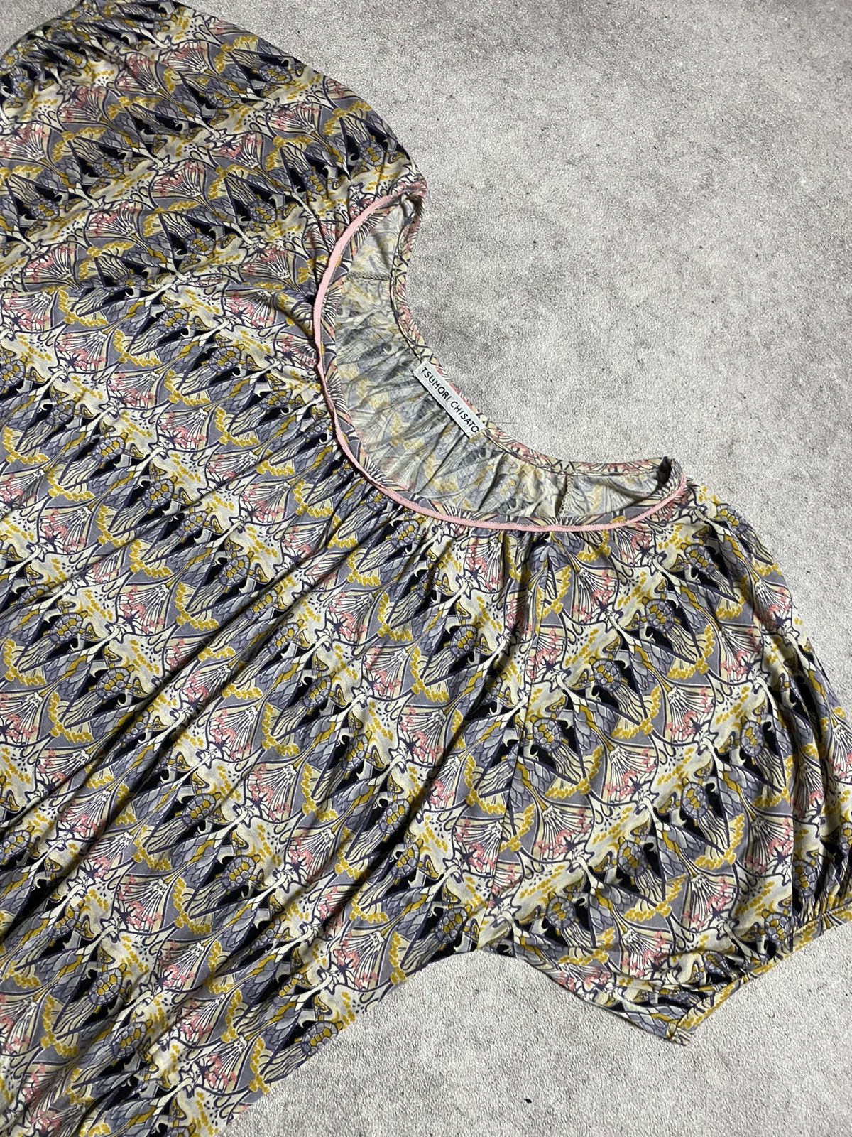 Issey Miyake Tsumori Cisato Vintage Abstrack Print Runaway Style Size L / US 10 / IT 46 - 2 Thumbnail