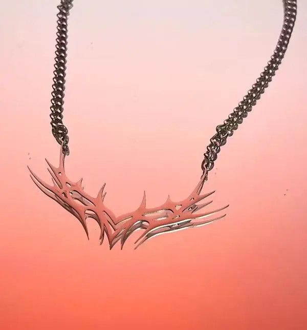 Jewelry y2k Grunge Goth Pendant Necklace Size ONE SIZE - 3 Thumbnail