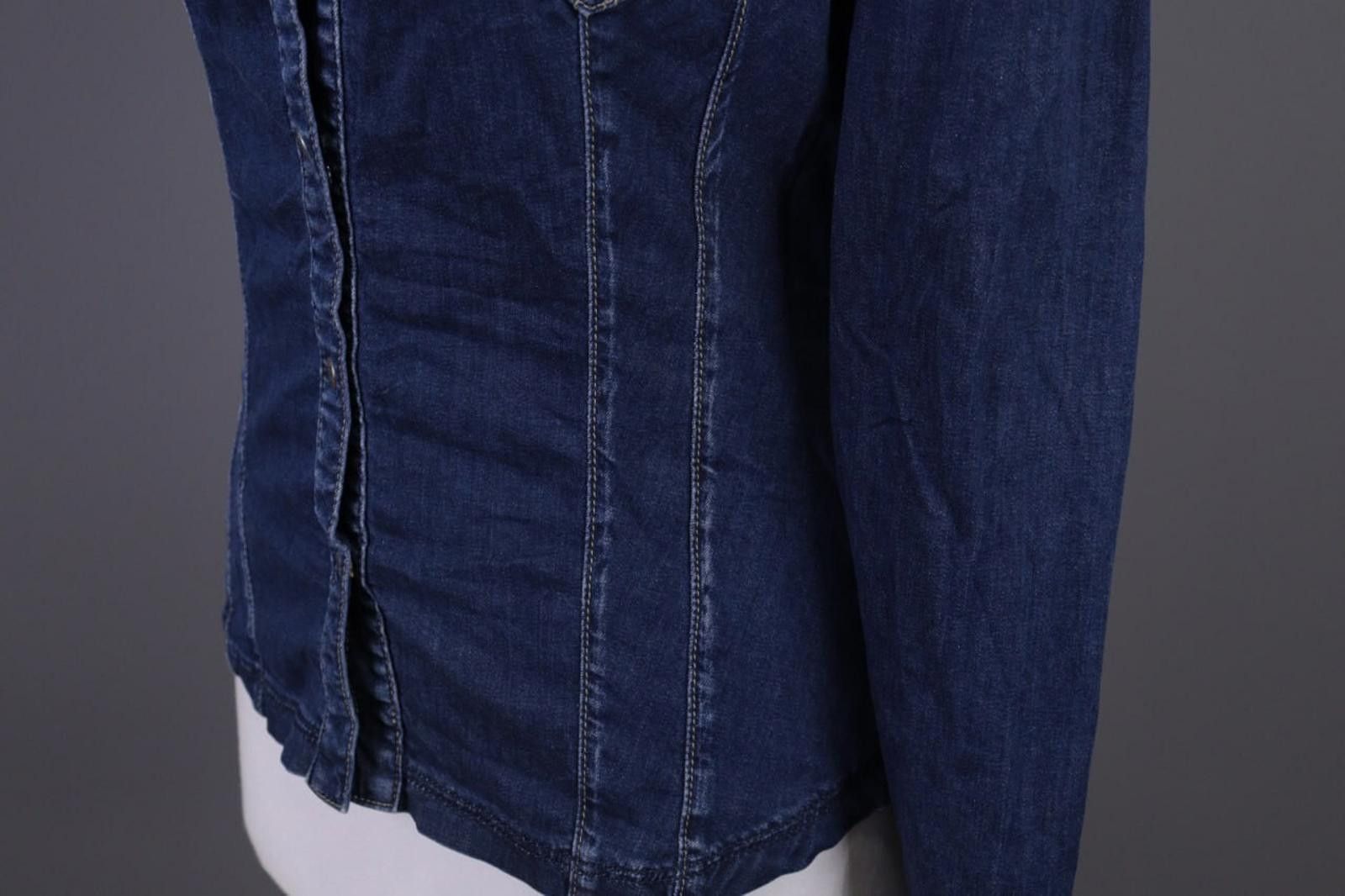 Designer Ladies Miss Sixty Collection Blue Denim Snap Jacket Size S Size S / US 4 / IT 40 - 9 Thumbnail