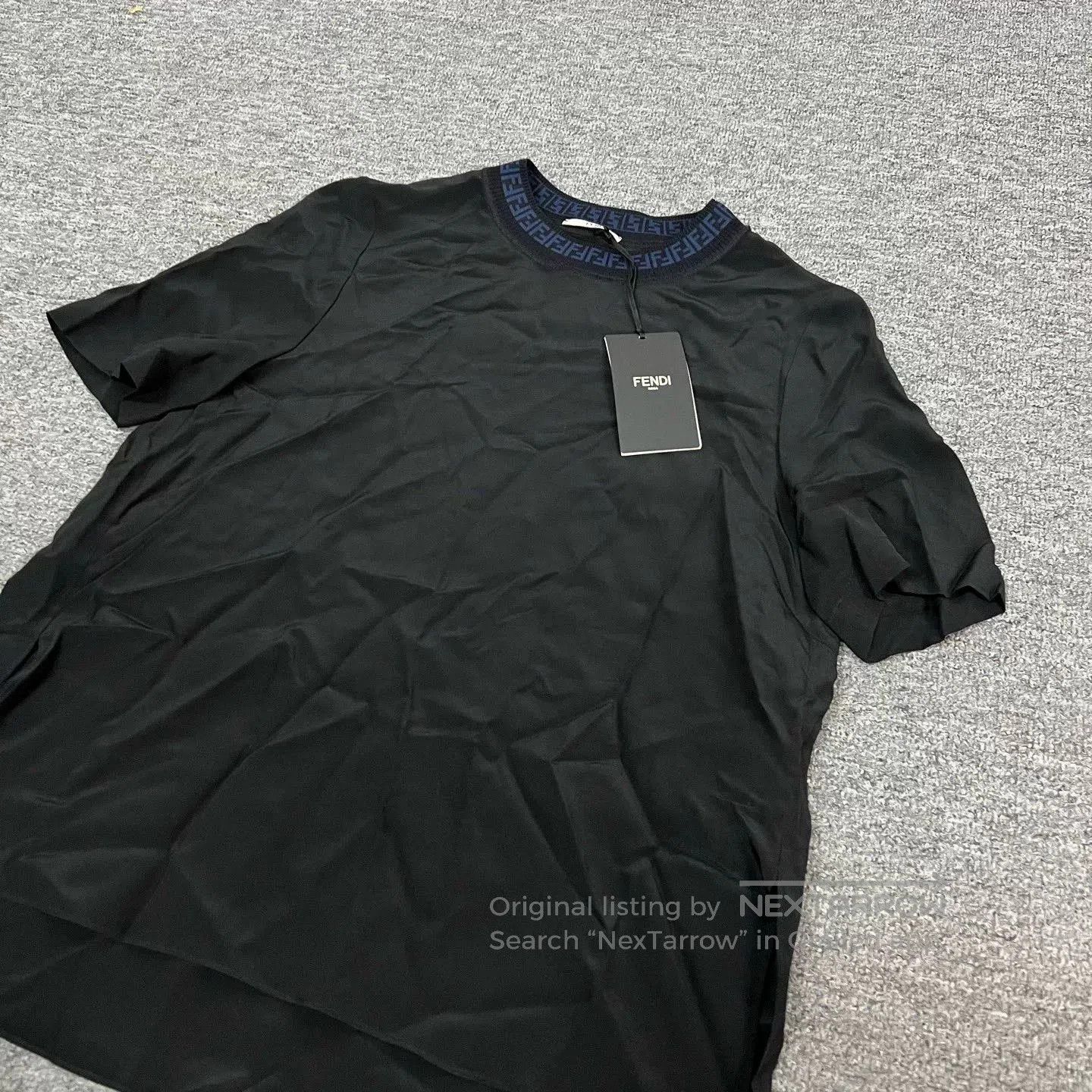 Fendi Fendi Double F Logo Silk Short Sleeve. Size S / US 4 / IT 40 - 2 Thumbnail