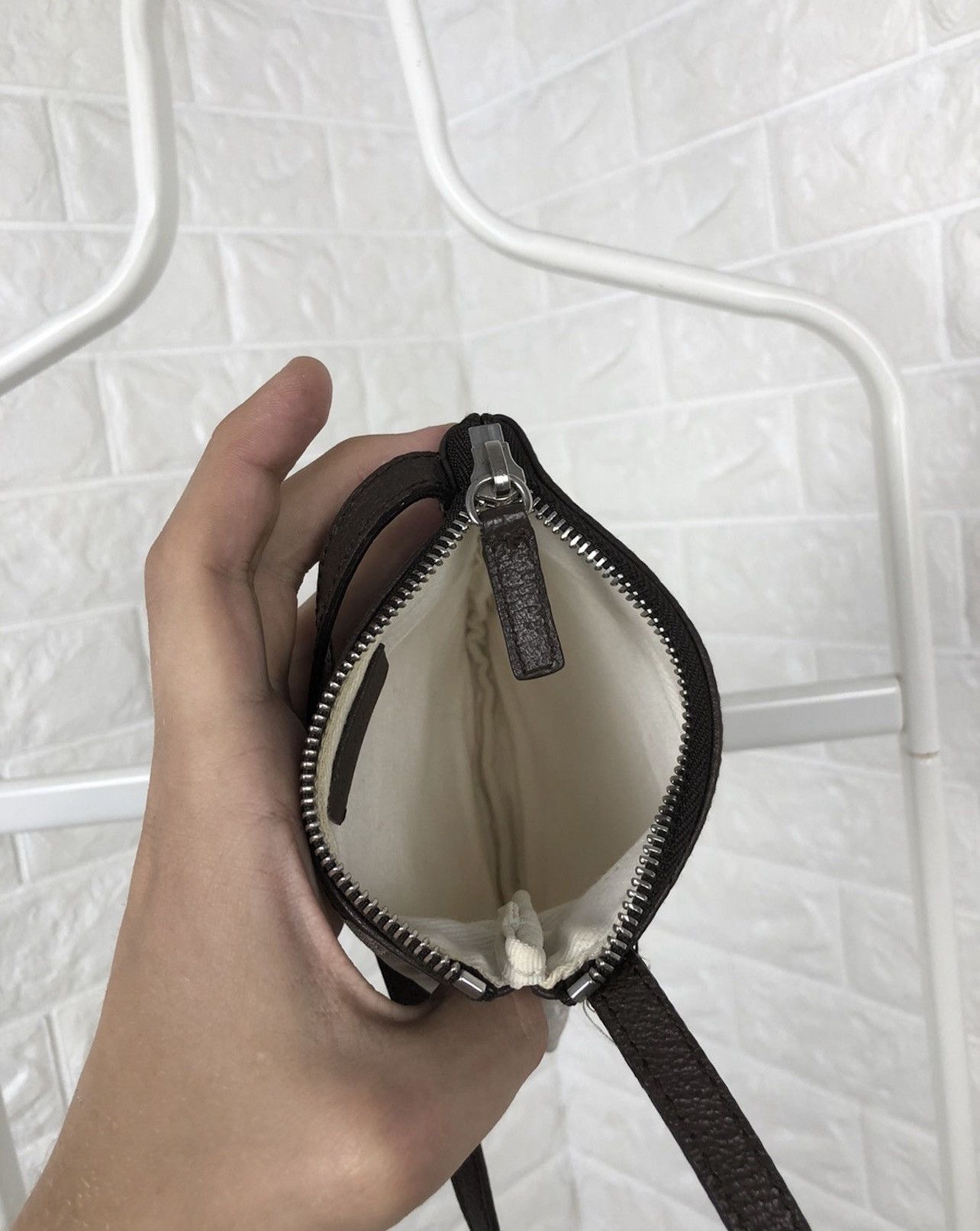 Bvlgari Bvlgari Logomania 22588 Women's Canvas Shoulder Bag Beige Size ONE SIZE - 10 Thumbnail