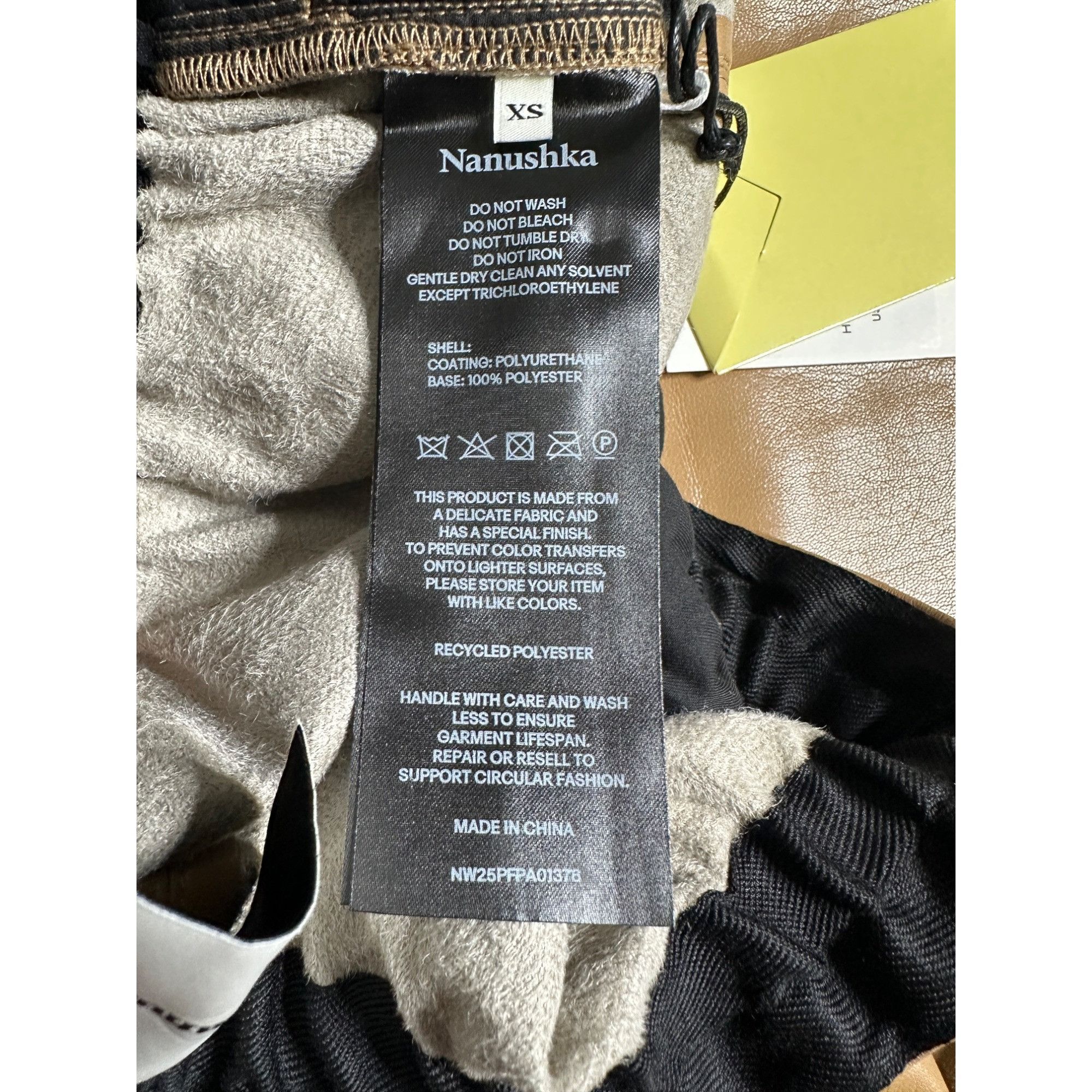 Nanushka Nanushka GEB Okobor™ Alt-Leather Pants Size 26" / US 2 / IT 38 - 9 Thumbnail