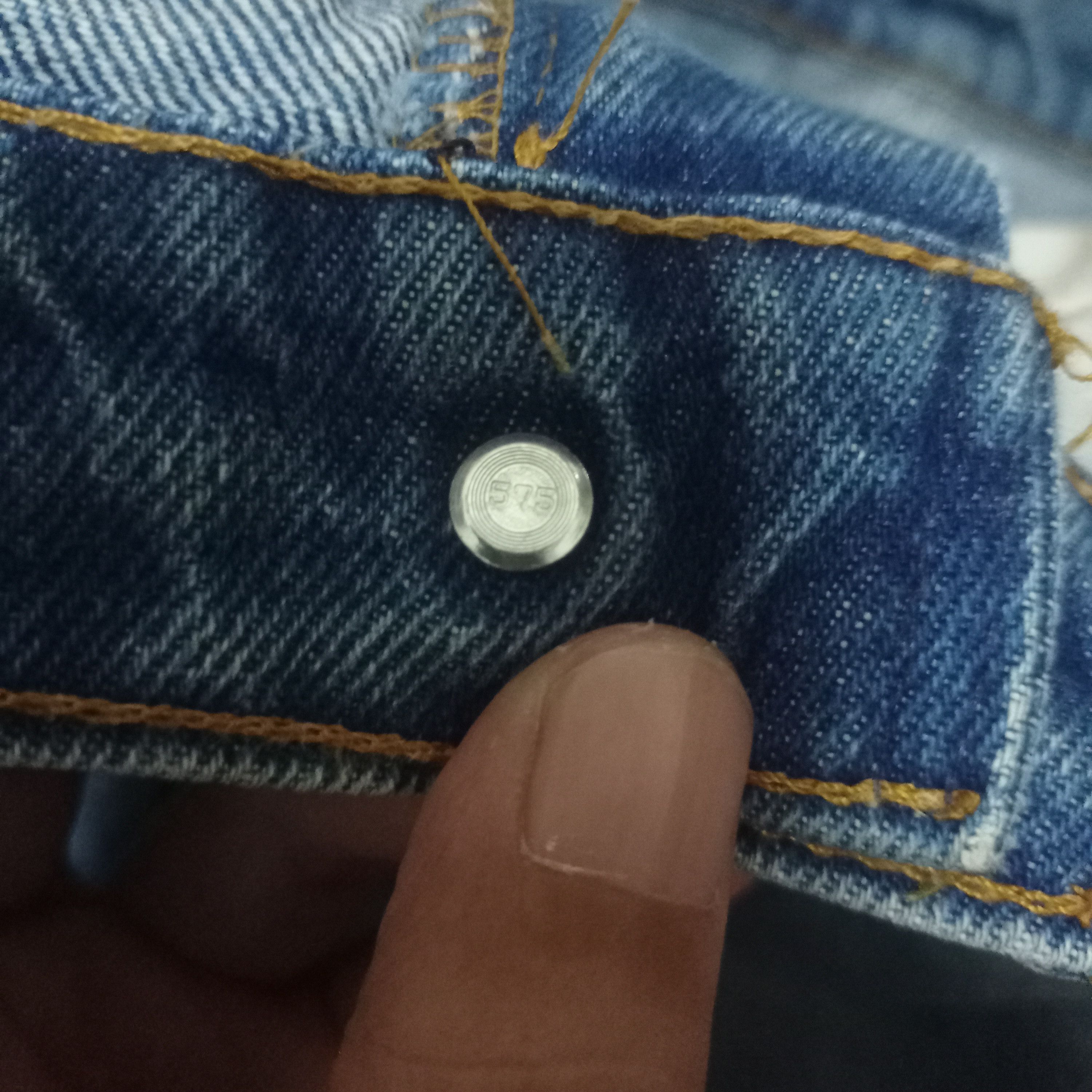 Levi's × Levi's Vintage Clothing Vintage 90s Levis 509 Orange Tab Distressed Blue Jeans Size US 31 - 4 Thumbnail