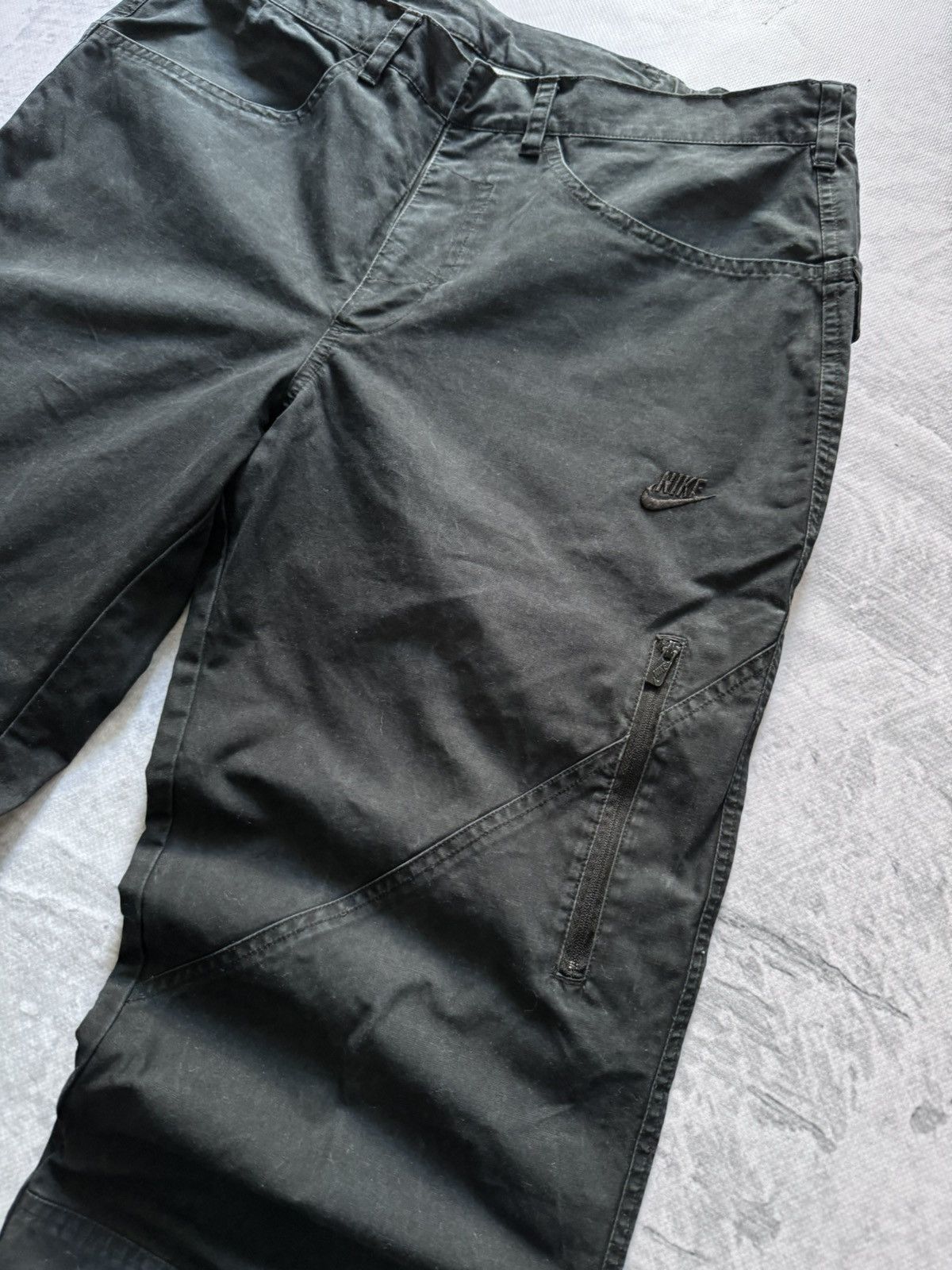 Nike × Vintage 00s Nike Vintage Cargo Baggy Pants Y2K Size US 32 / EU 48 - 3 Thumbnail