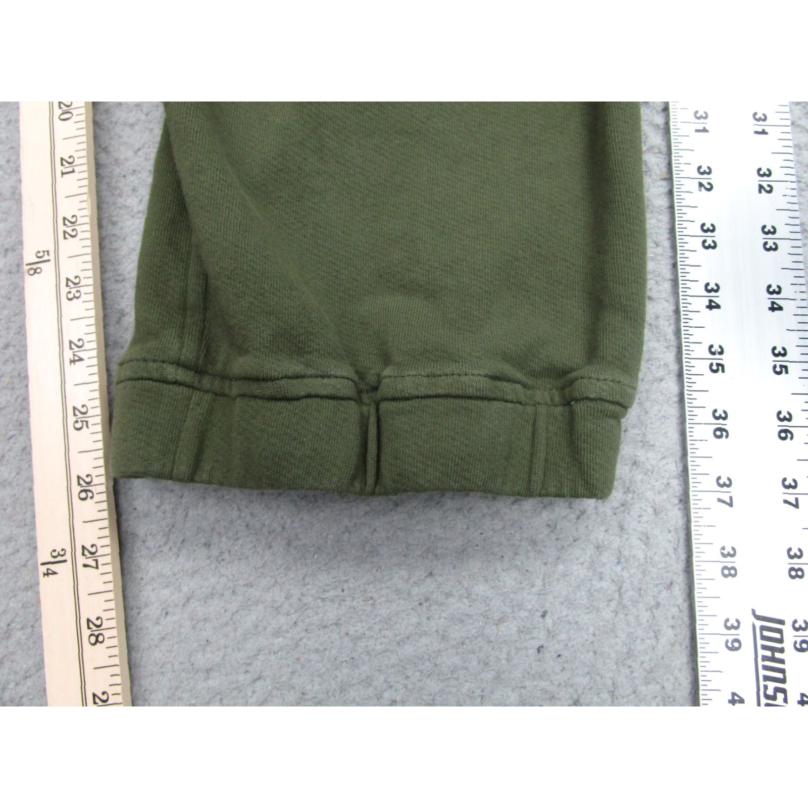Vintage The Well Kept Society Pants Mens Medium Green Cotton Patch Pocket Relaxed Fit Casual Trousers Size US 31 - 2 Thumbnail
