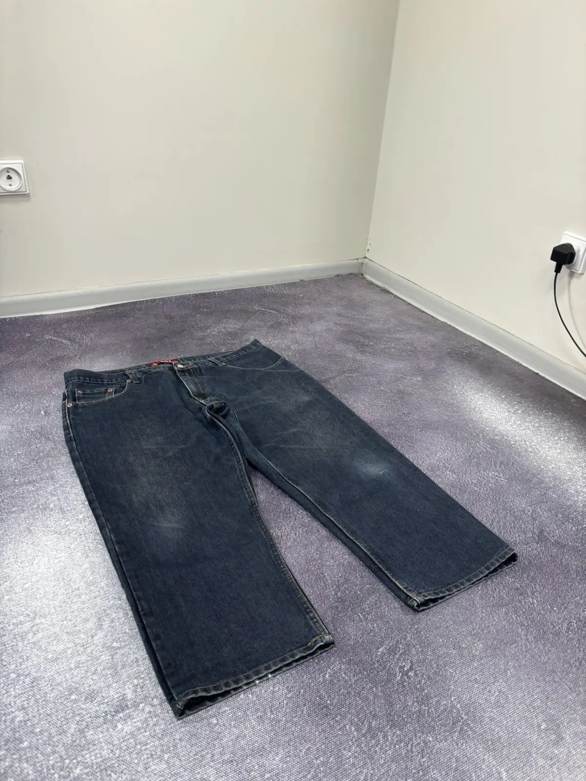 Levi's × Vintage Vintage Levi’s 501 Big Blue Tab USA Denim Baggy Jeans Size US 38 / EU 54 - 8 Thumbnail