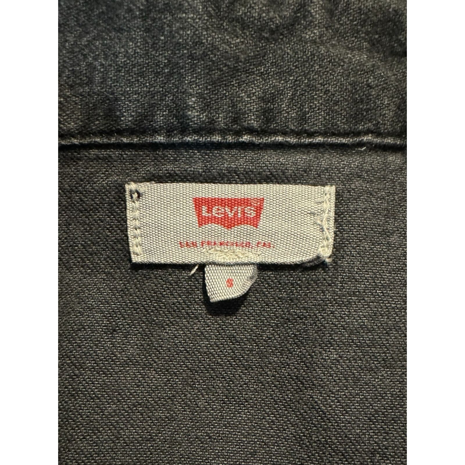 Levi's Levi’s Addison Studded Denim Jacket Women’s S Washed Black Size S / US 4 / IT 40 - 3 Thumbnail