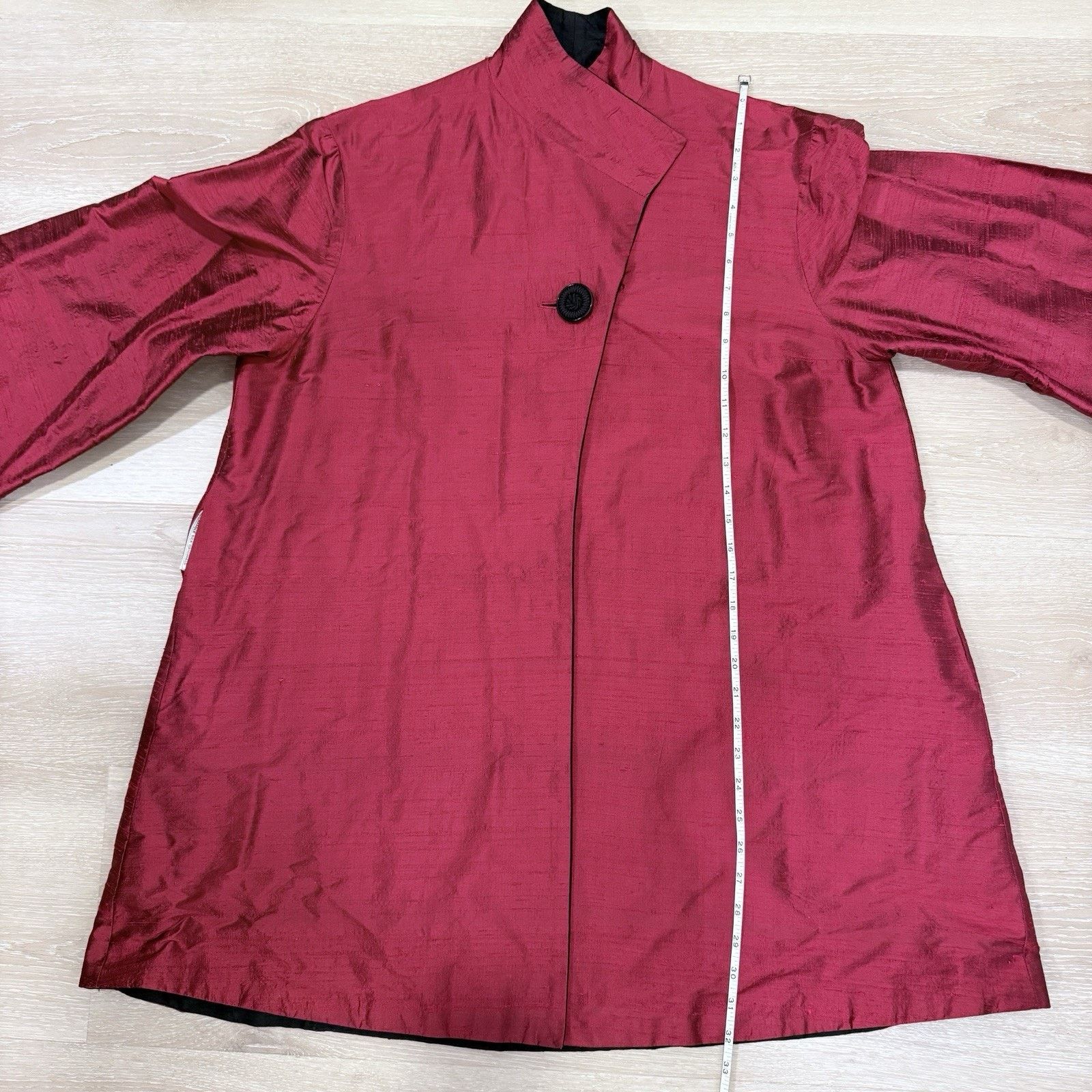 Other VTG Mariko Reversible Opera Coat - Silk Dupioni Statement Size ONE SIZE - 14 Thumbnail