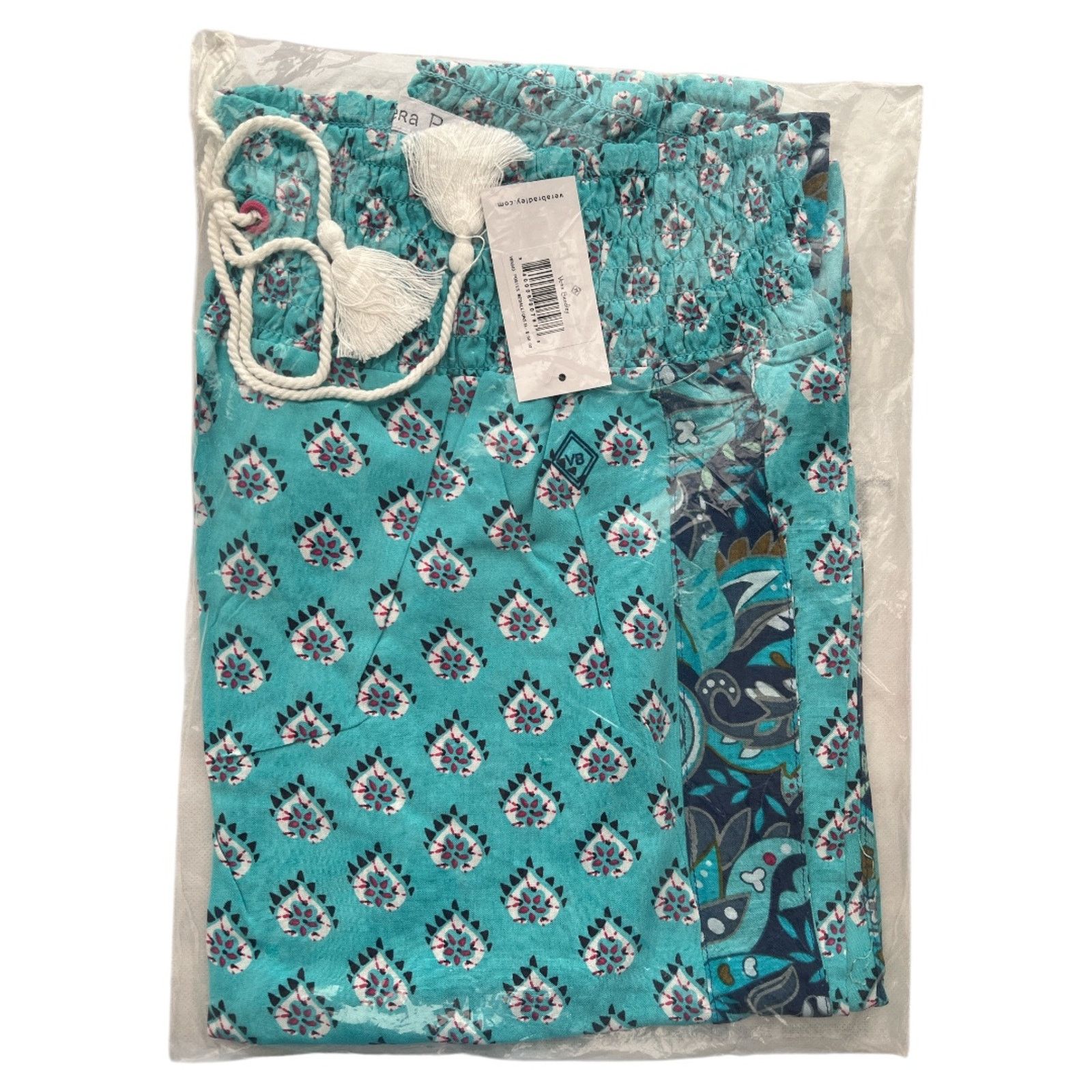 Vera Bradley Vera Bradley Blue Posies Medallions Palazzo Pant, XL Size 34" / US 12 / IT 48 - 9 Thumbnail