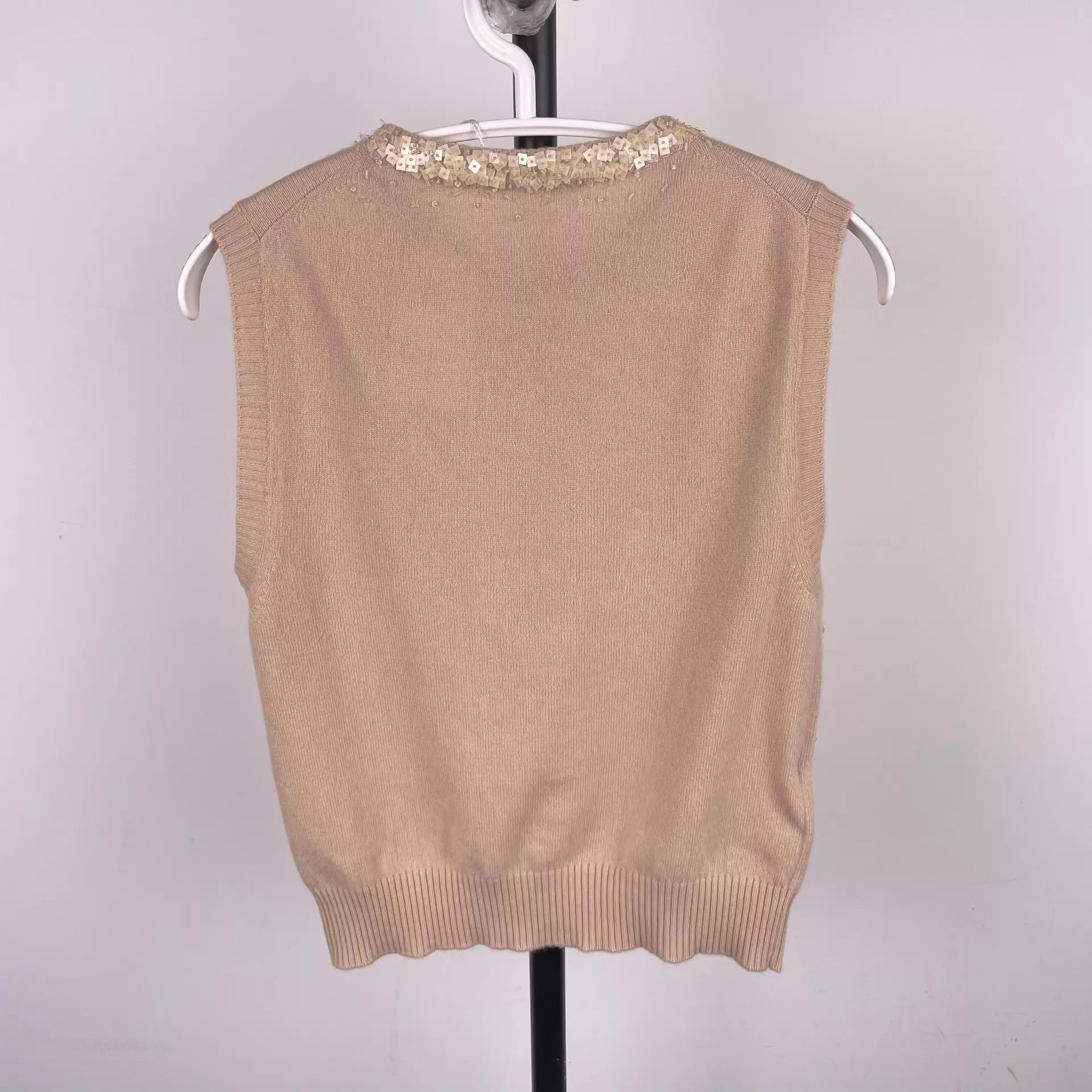 Miu Miu MIU MIU Khaki Knit Vest Size 38 Size XS / US 0-2 / IT 36-38 - 2 Thumbnail