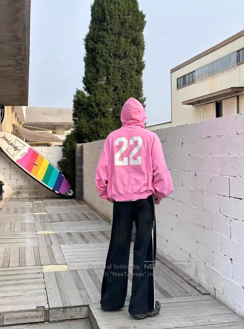 Balenciaga Balenciaga Pink War Horse Zip Hoodie Size US S / EU 44-46 / 1 - 6 Thumbnail
