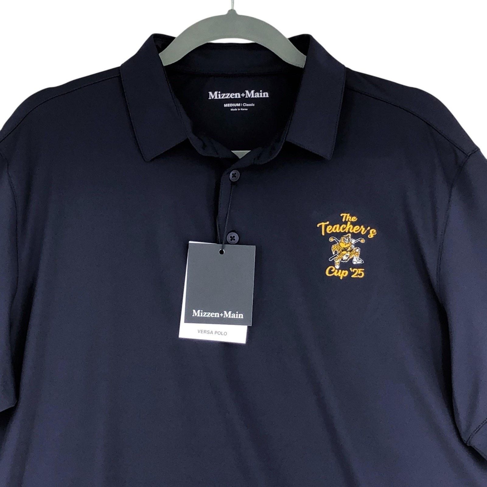 Mizzen+Main Mizzen+Main Polo Shirt M Navy Teachers Cup '25 Highland Park Size US M / EU 48-50 / 2 - 2 Thumbnail