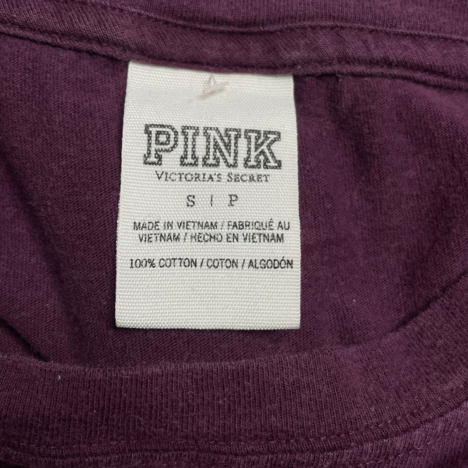 Victoria's Secret VS PINK Sequin Cotton Long Sleeve Size S / US 4 / IT 40 - 6 Thumbnail