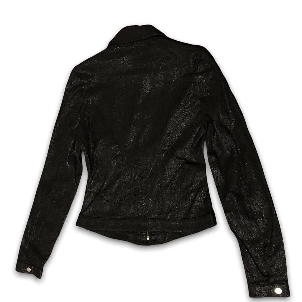 Versace Jeans Couture Versace Jeans Couture Black Jean Jacket Size XS Size XS / US 0-2 / IT 36-38 - 2 Thumbnail